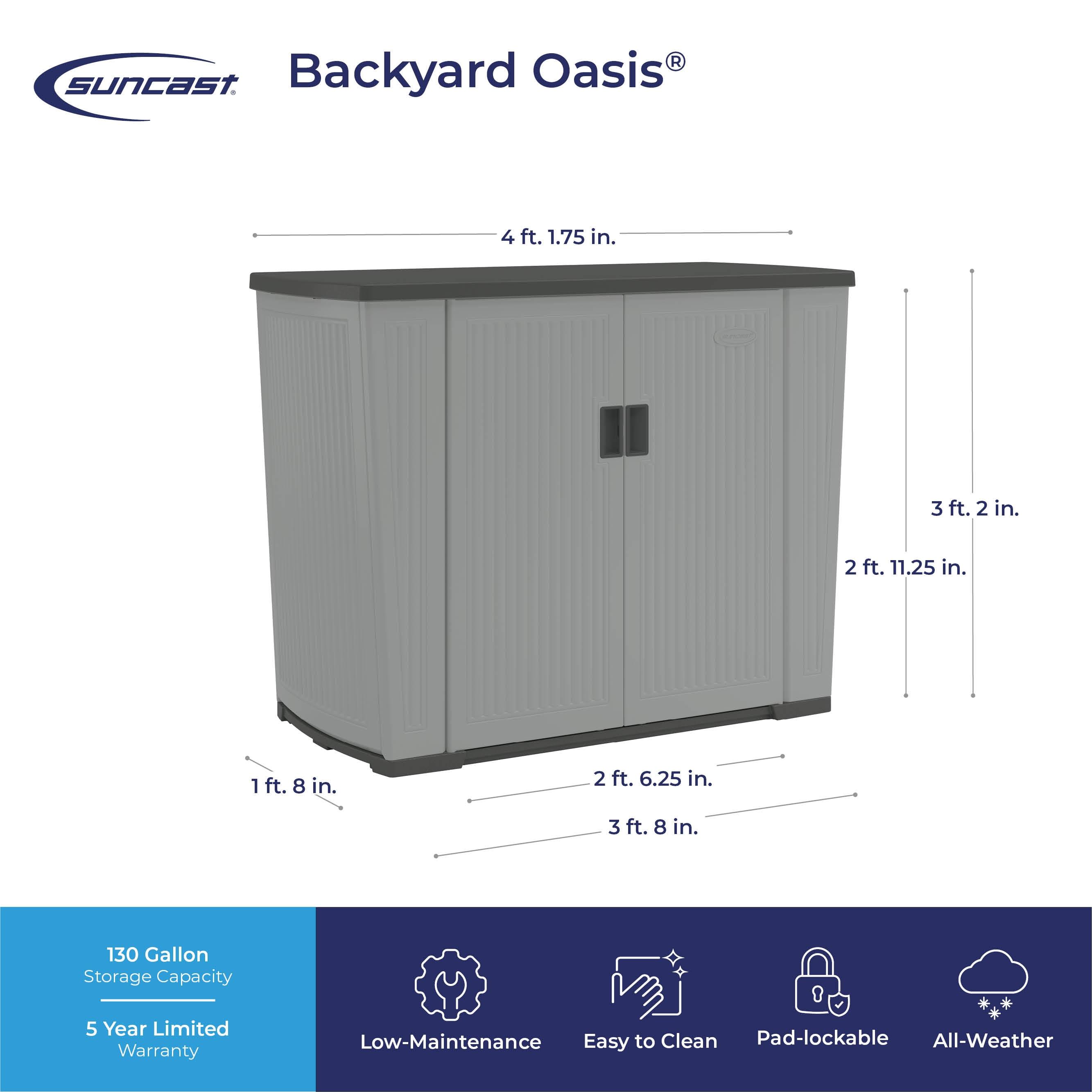 Suncast Suncast 130 Gallon Water Resistant Deck Box