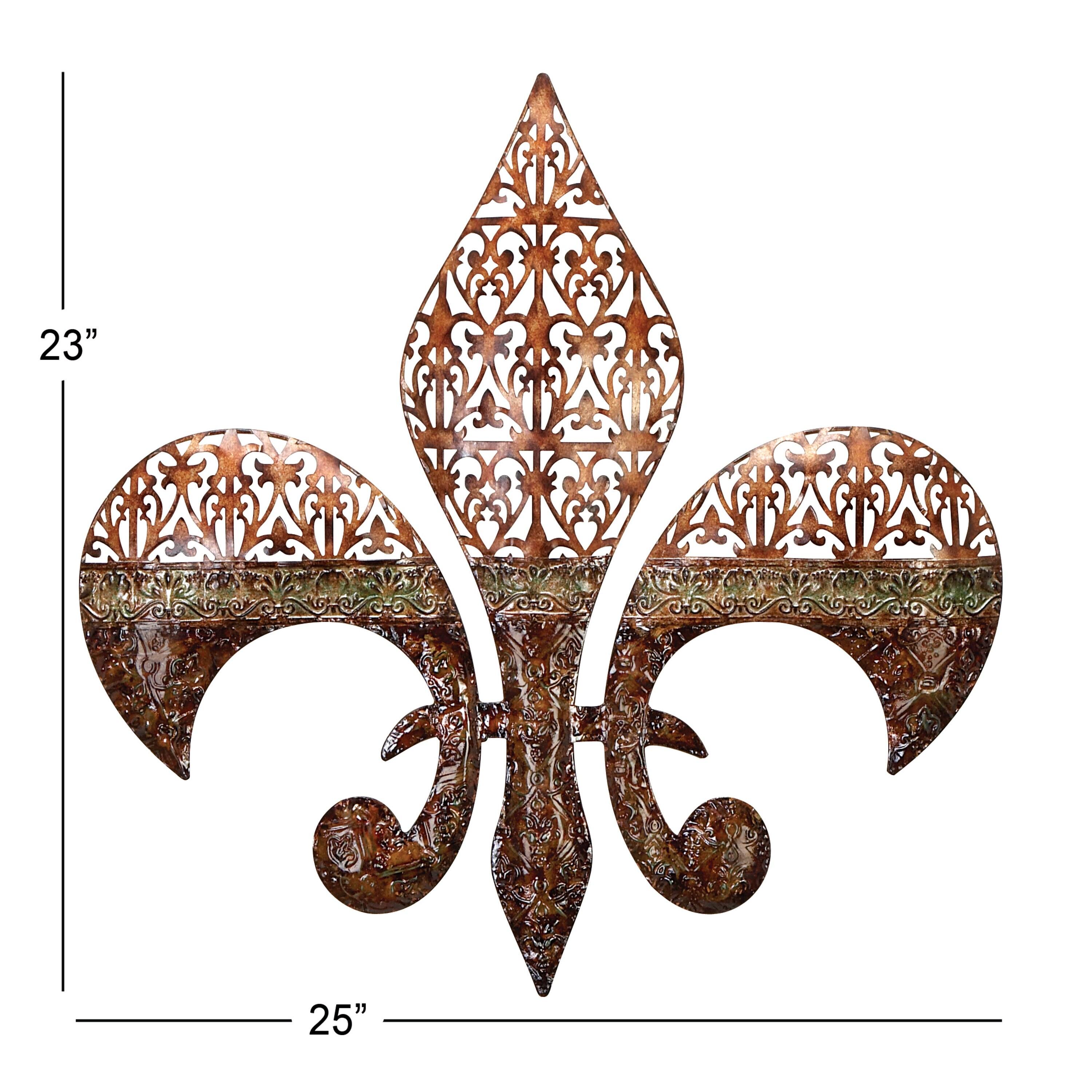 Metal Wall Decor Excellent Fleur Di Lis On Metal Wall Decor