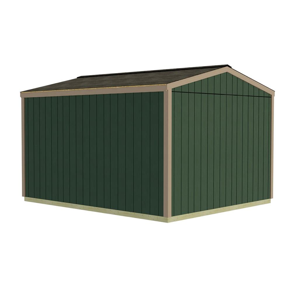 Elm 10 ft. W x 12 ft. D Solid Wood Storage Shed