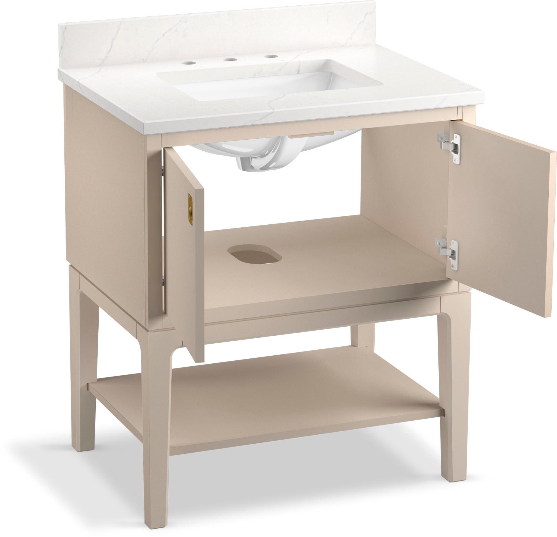 Seagrove By Studio McGee 30 in. Bathroom Vanity Cabinet With Sink And Quartz Top