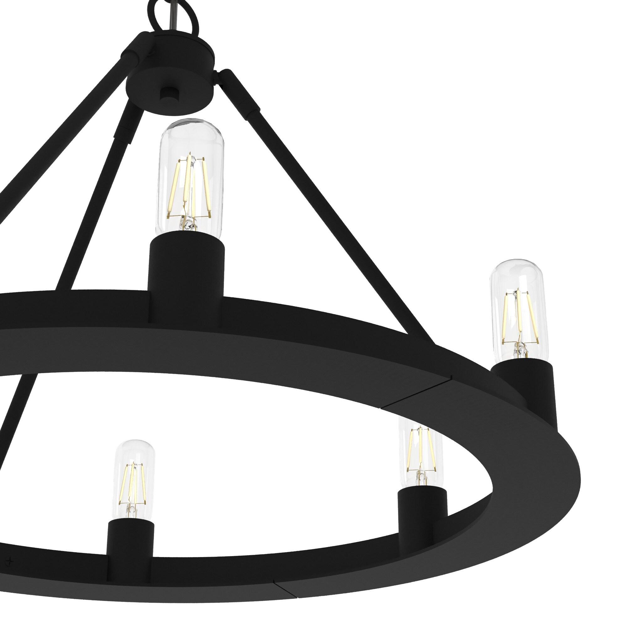 Hunter Saddlewood 6 Light Chandelier Ceiling Light Fixture