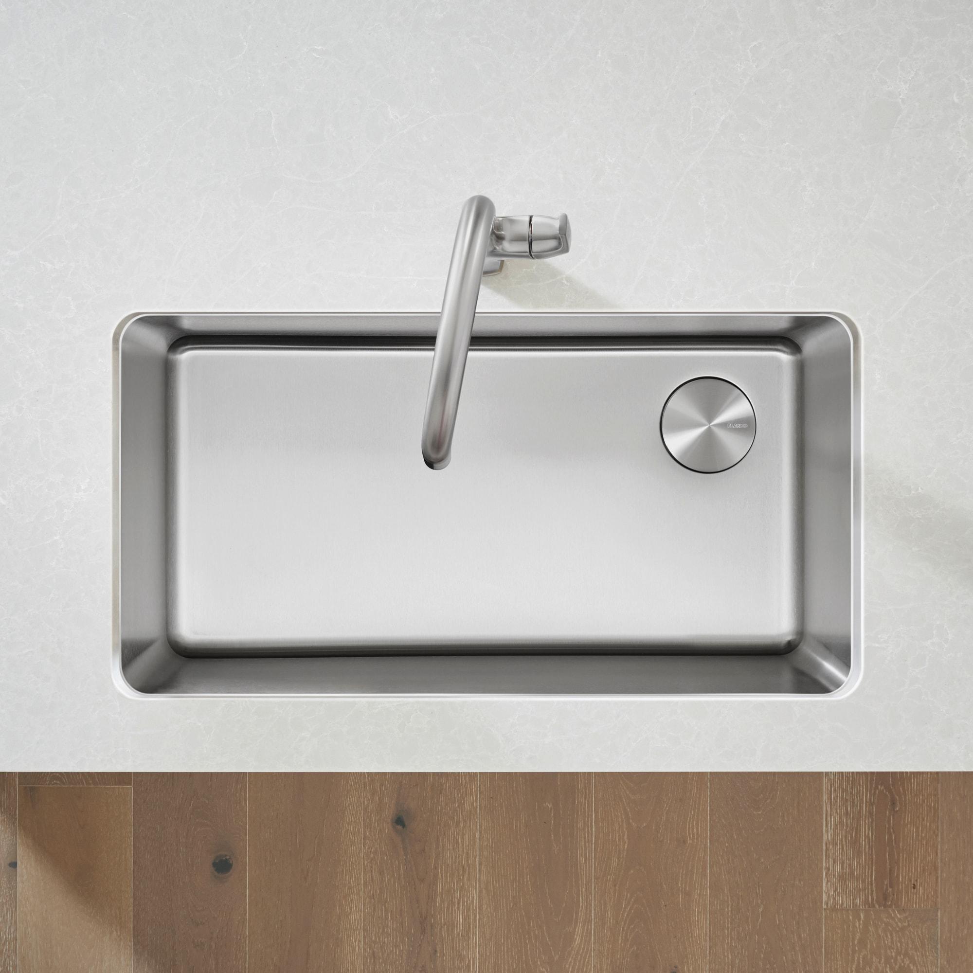 Blanco 442763 Formera 33" L x 18'' W Single Bowl Stainless Steel Undermount Kitchen Sink