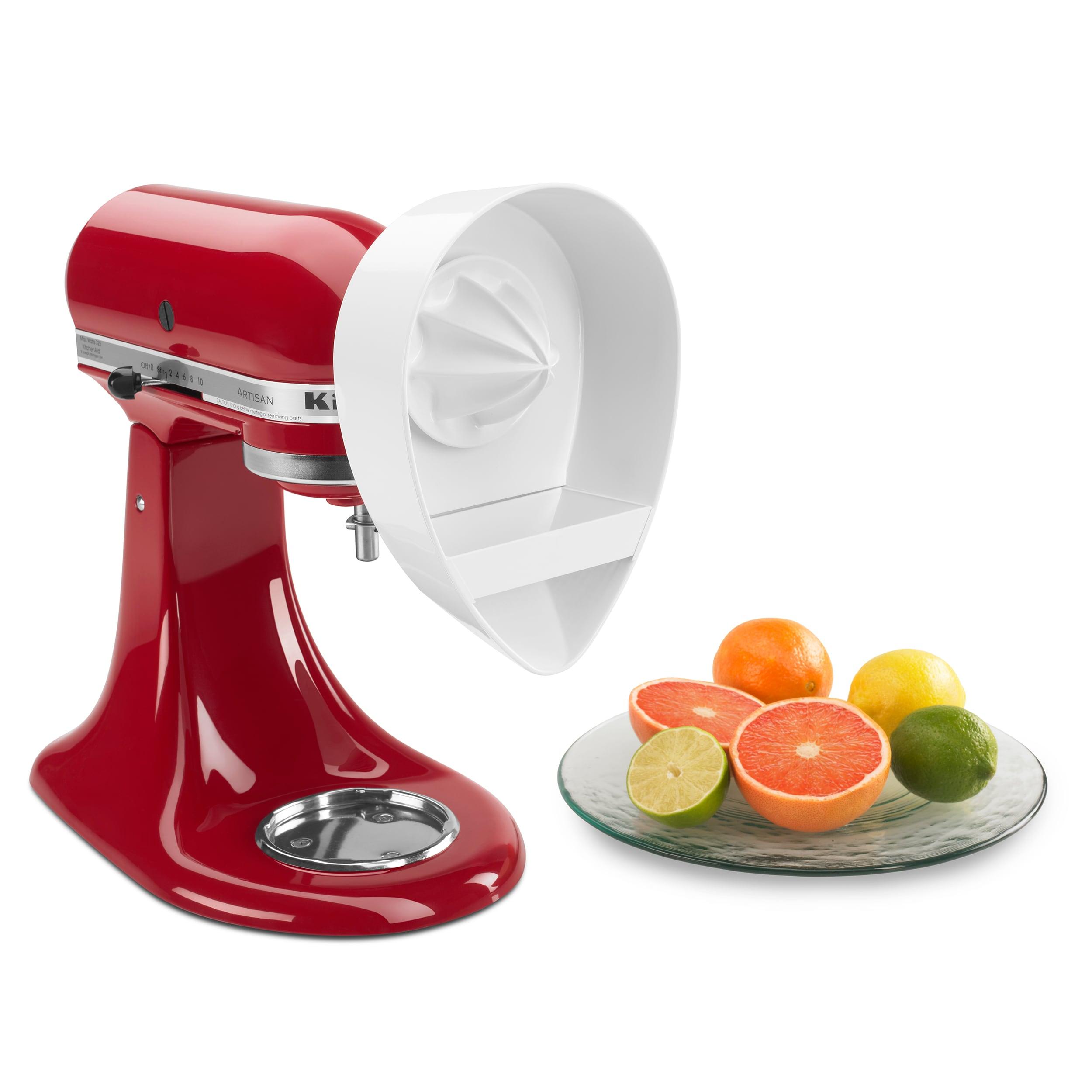KitchenAid White Plastic Citrus Juicer Attachment for Stand Mixer