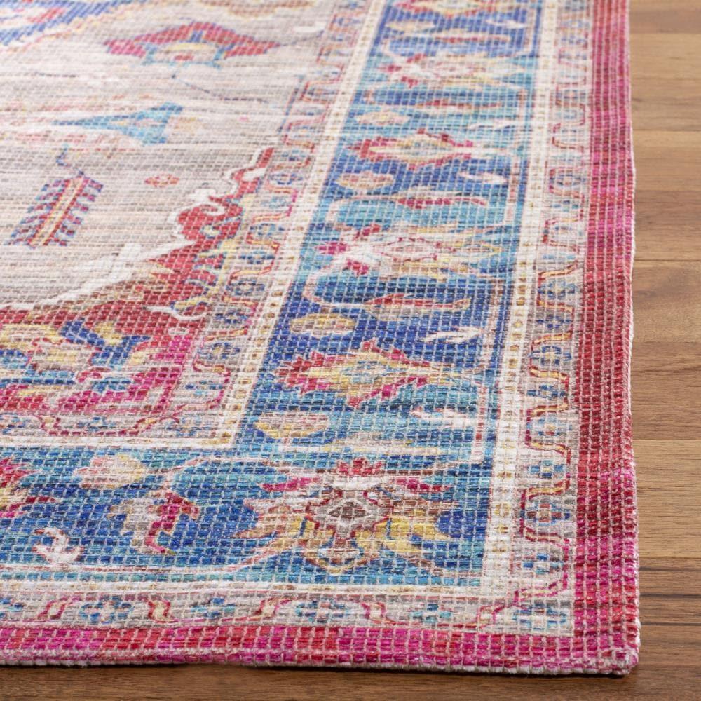 Saffron SFN204 Power Loomed Indoor Area Rug - Rust/Ivory - 5'x8' - Safavieh