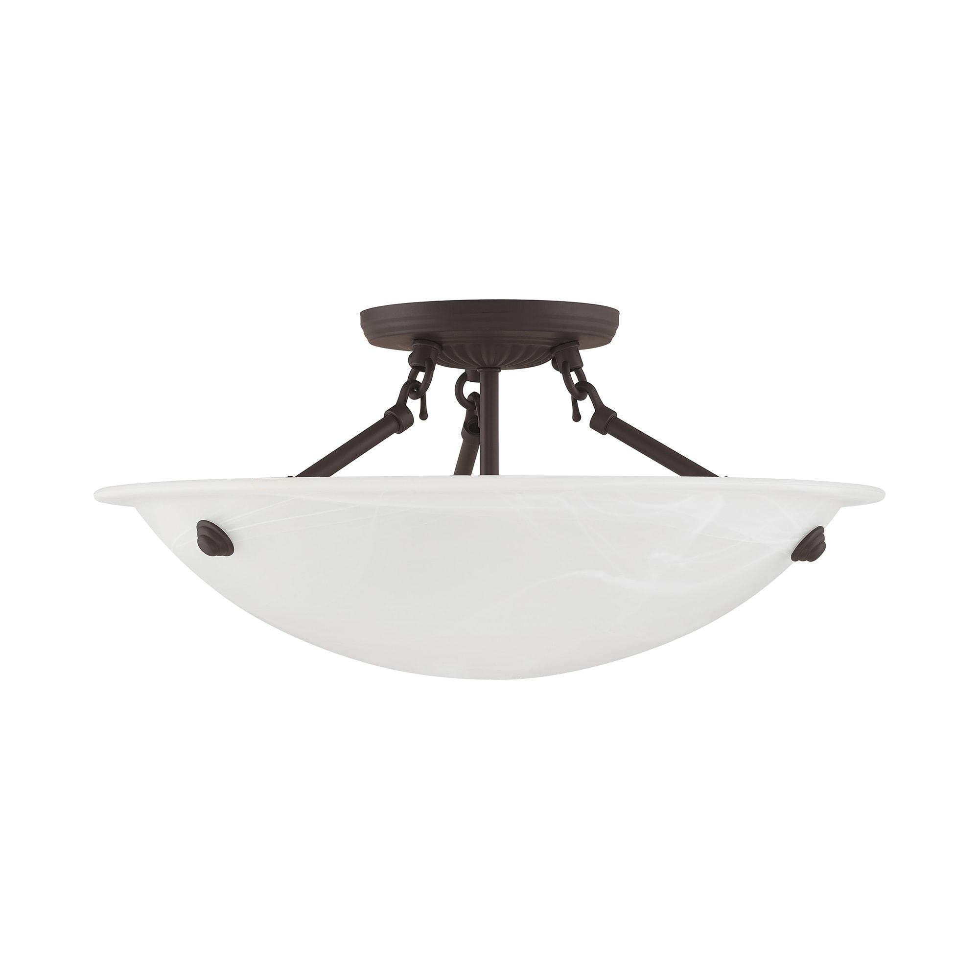 Livex Lighting Oasis 3 - Light Flush Mount in  Bronze