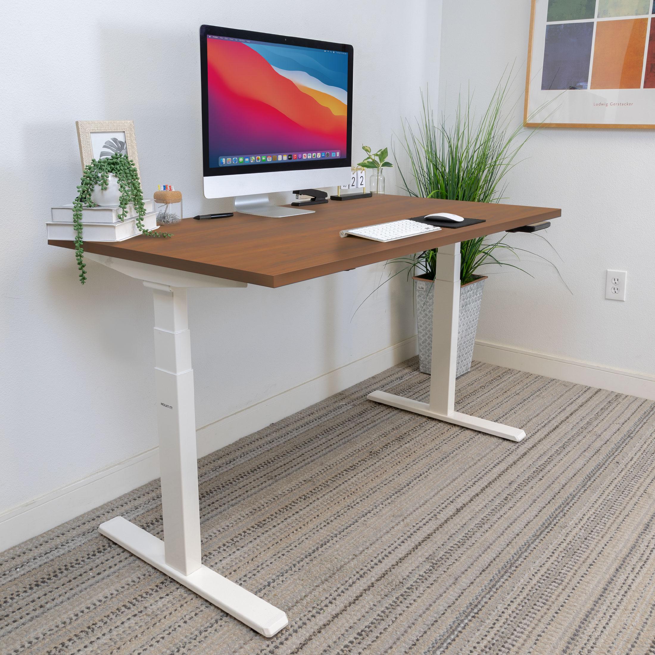 Mount-It Ultimate Dual Motor Electric Standing Desk with 48" Tabletop