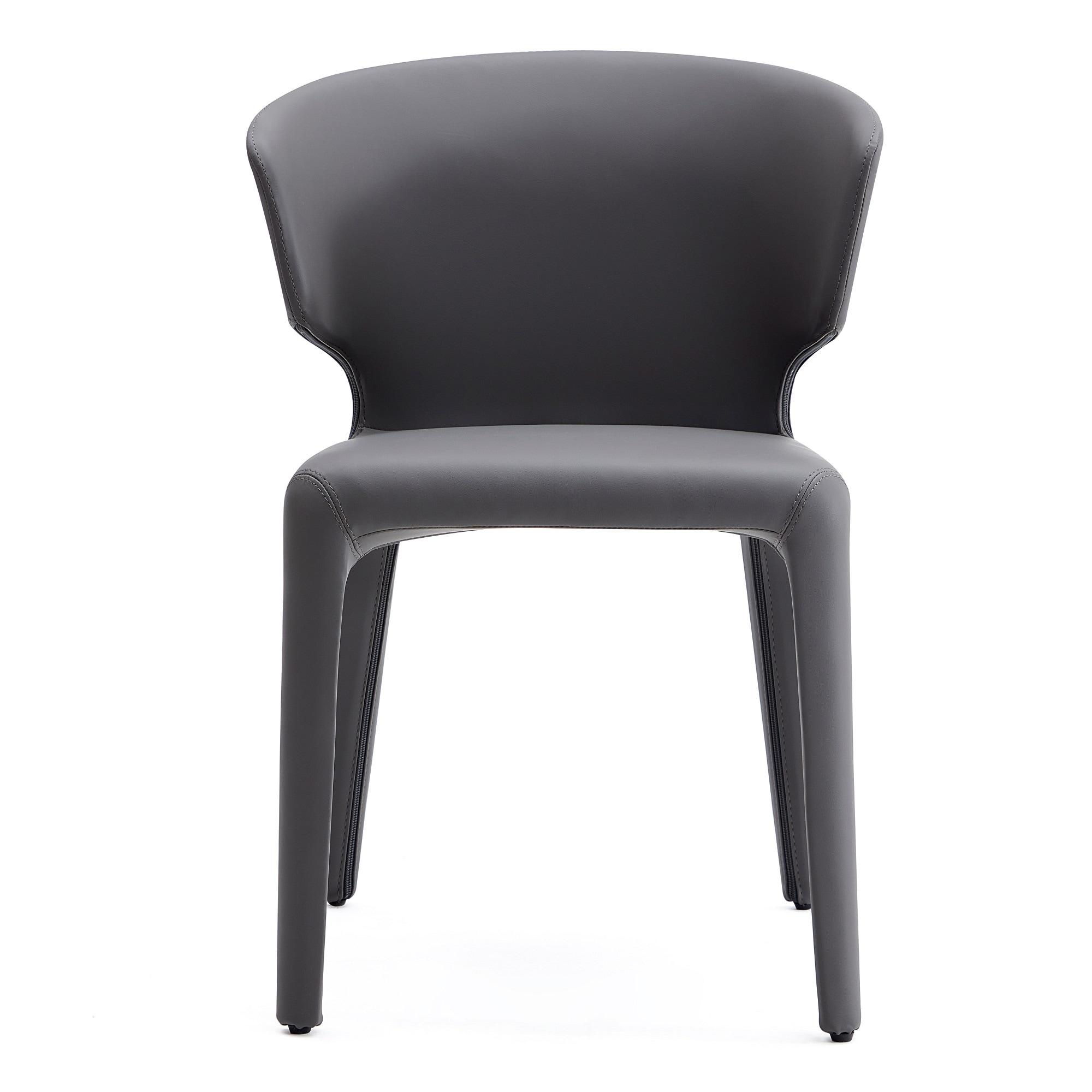 Faux Leather Upholstered Side Chair