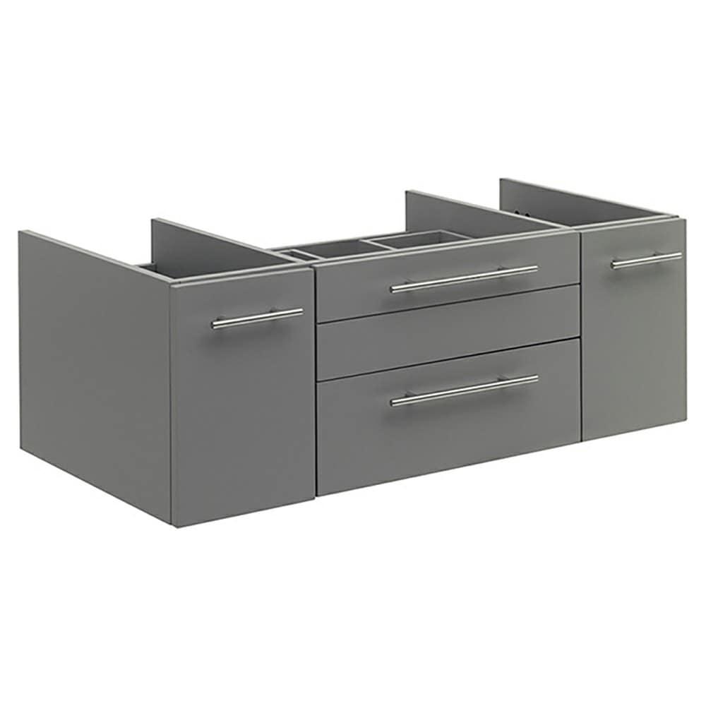 Fresca Lucera 42" Wall Mount Single Vessel Sink Bathroom Vanity Base Only (Top & Sink Not Included)
