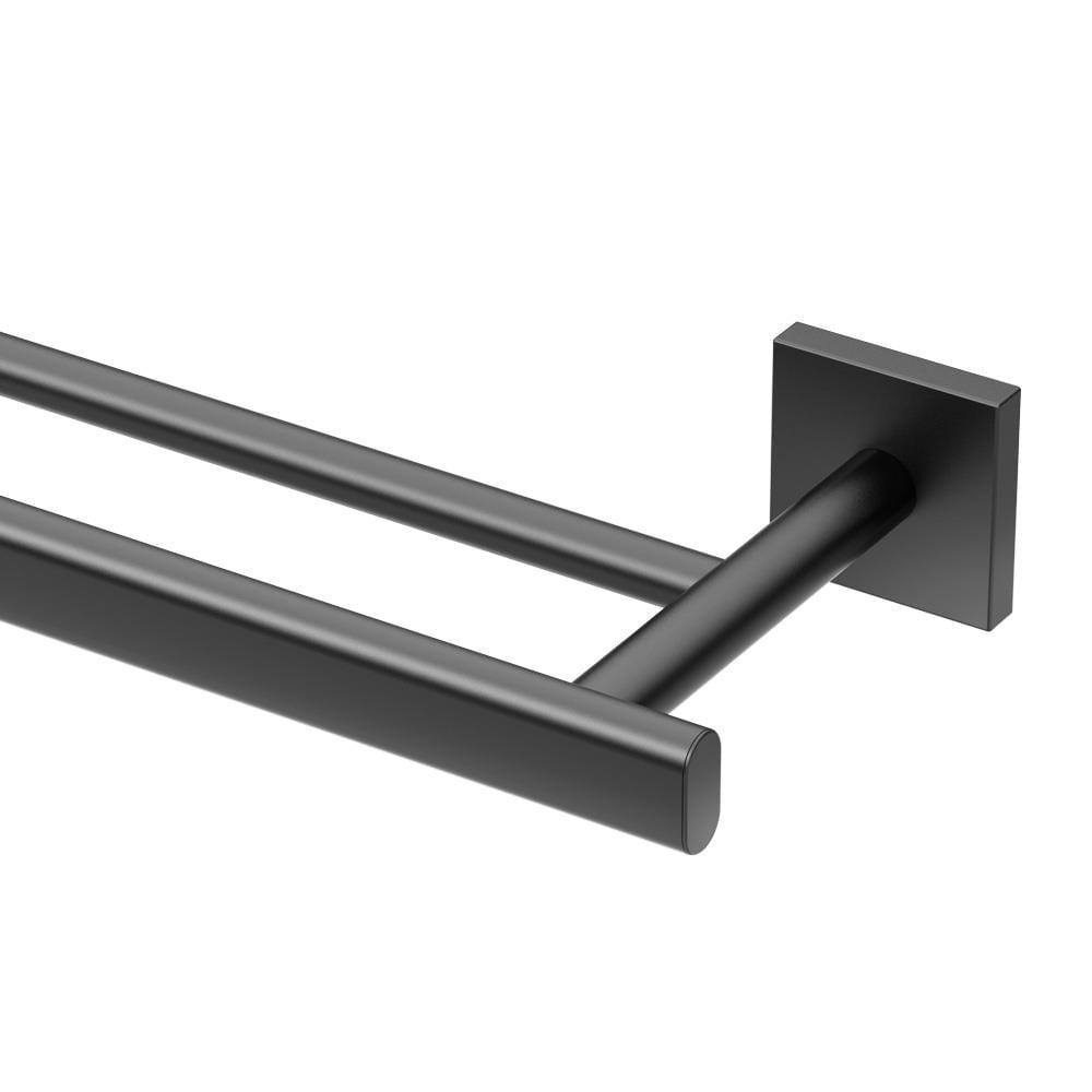 Elevate 24" Wall Mount Double Towel Bar | Towel Rack with 2 Bars