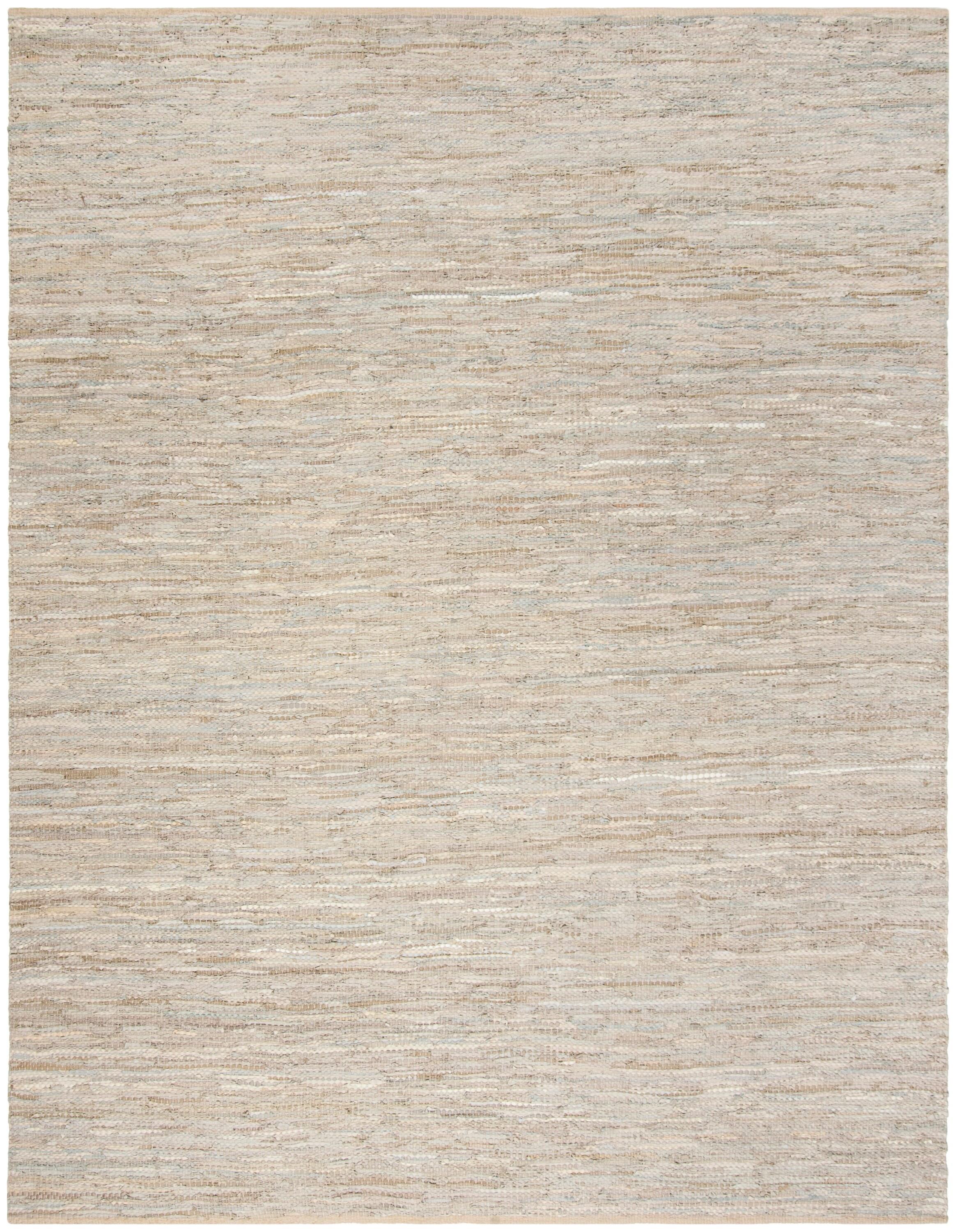 Vintage Leather VTL105 Hand Woven Indoor Area Rug - Beige - 8'x10' - Safavieh.