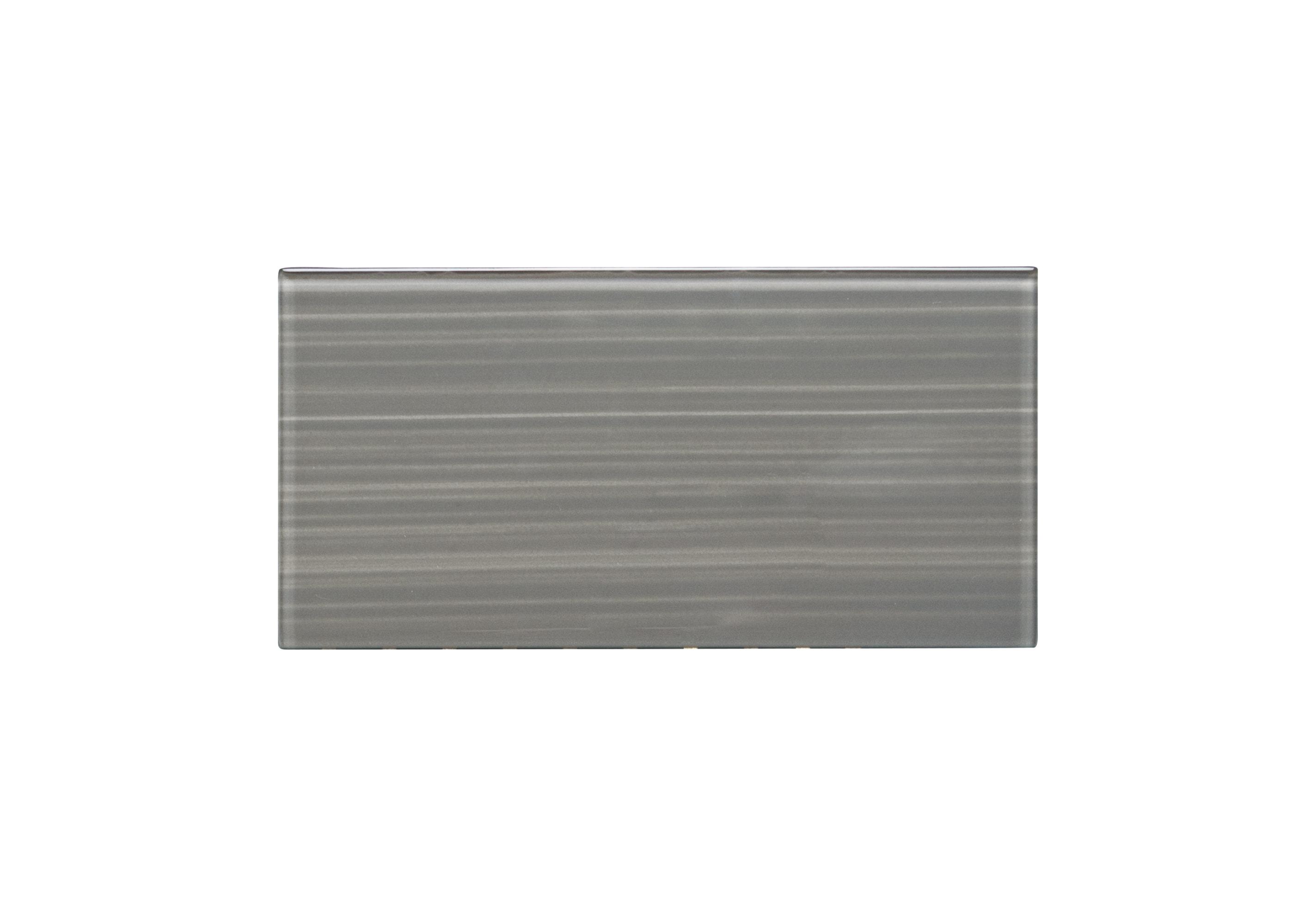 Hand Painted Series 3'' W x 6'' L Glass Peel and Stick Subway Tile