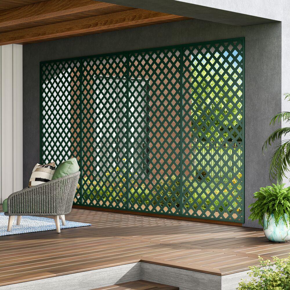 Barrette Outdoor Living 48" H x 2.15" W Vinyl Lattice Divider (2-Pack) (Set of 2)