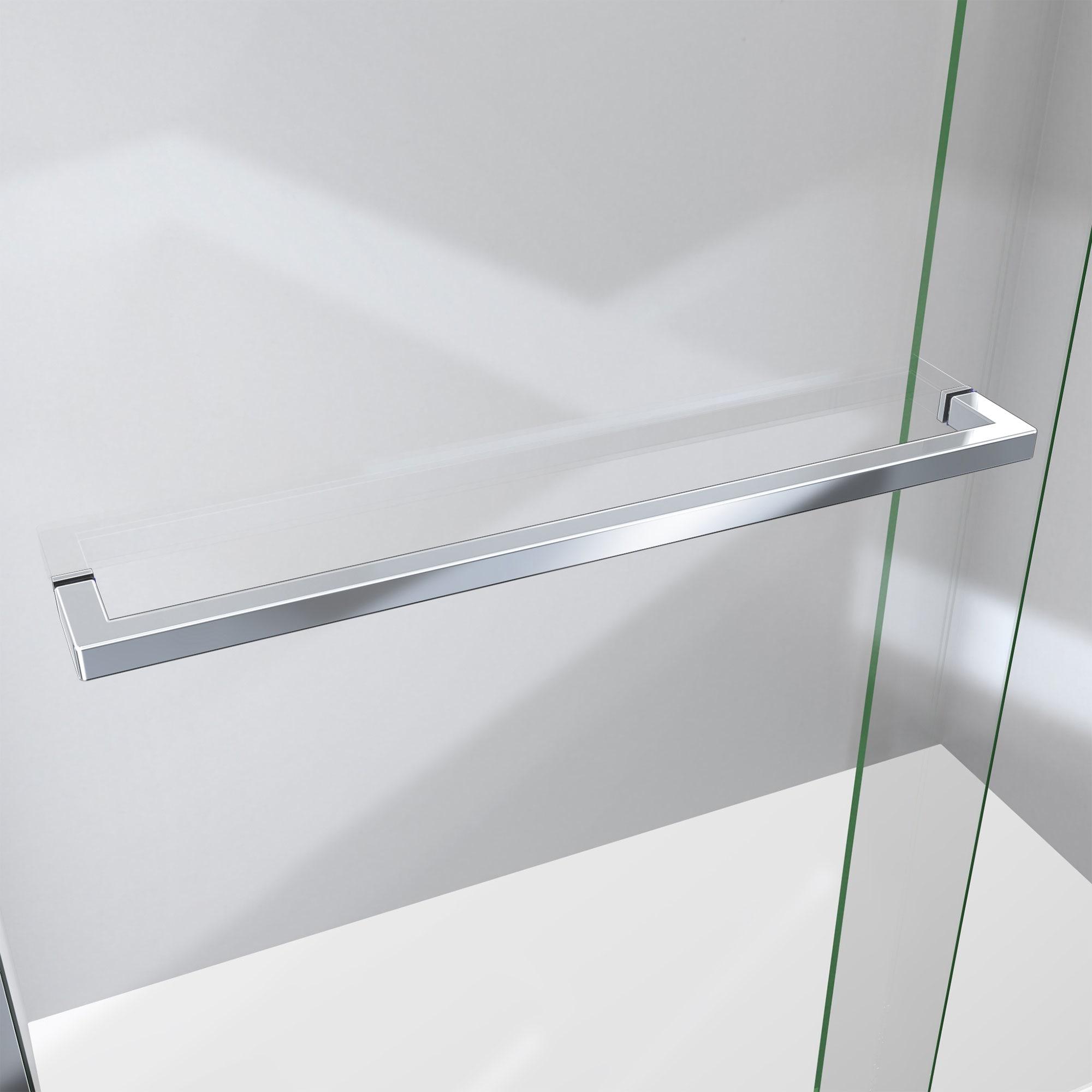 DreamLine SDVH60W760VXX01 Sapphire-V 56cm W x 76cm H Frameless Tub Door with