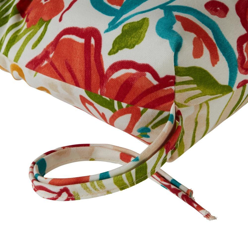 Greendale Home Fashions Breeze Floral 44 x 22 in. Outdoor High Back Chair Cushion