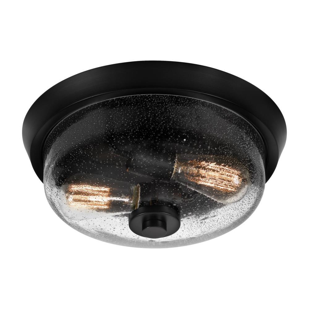 Quoizel Lighting Radius 2 - Light Flush Mount in  Earth Black