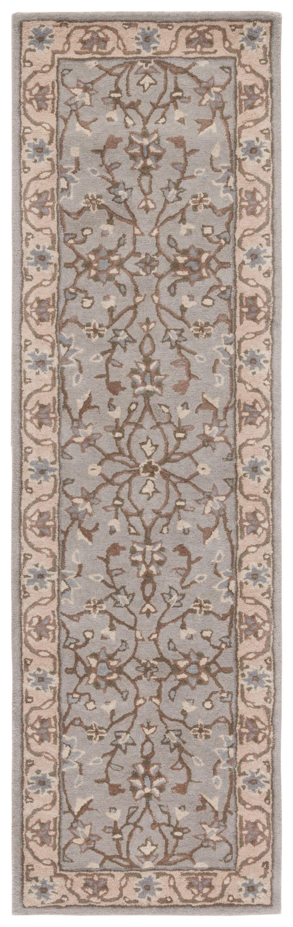 Heritage HG862 Hand Tufted Runner Rug - Beige/Grey - 2'3"x8' - Safavieh.