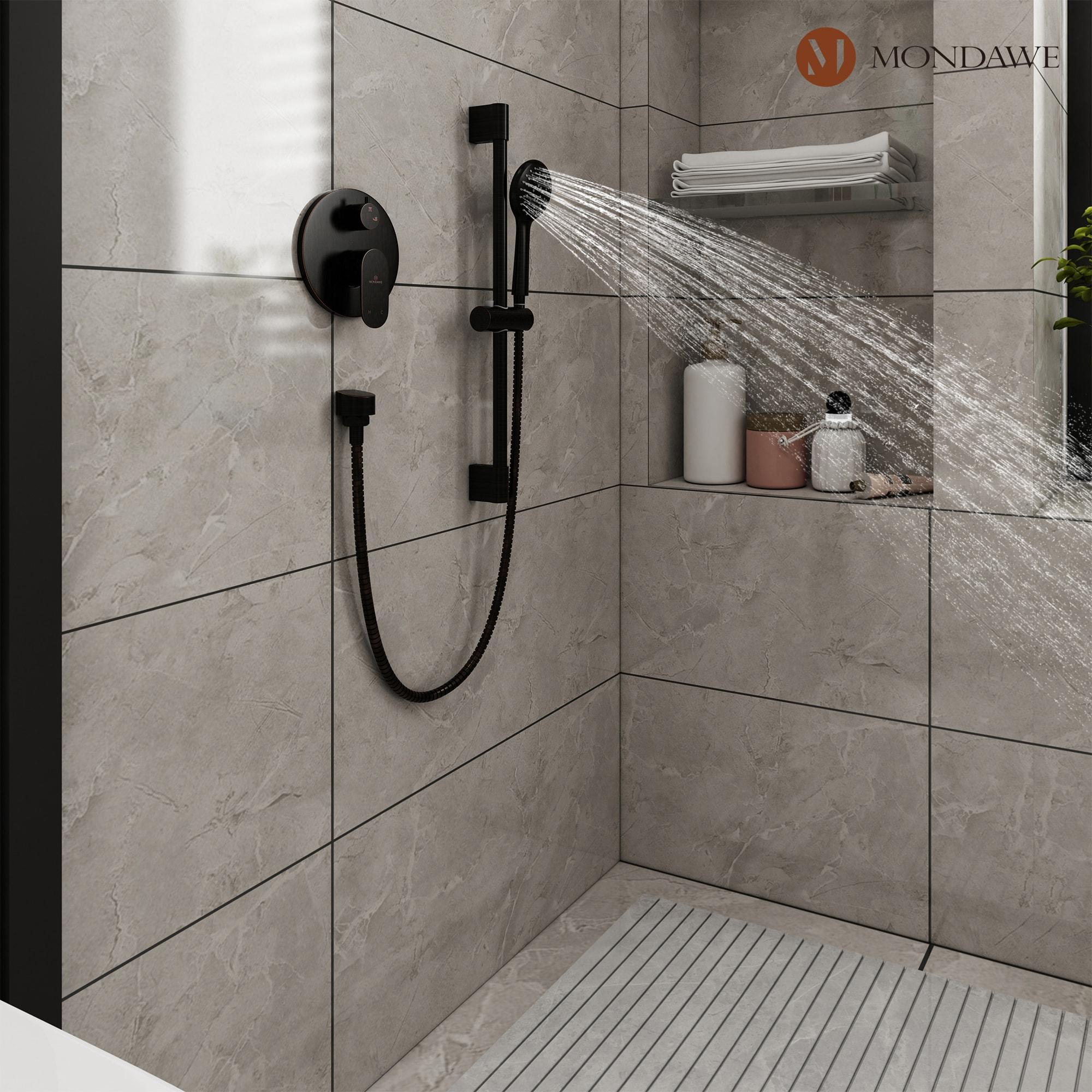 Calliope Wall Mounted 2-Function Retro Pressure-Balanced Shower System with 3 Setting Handheld