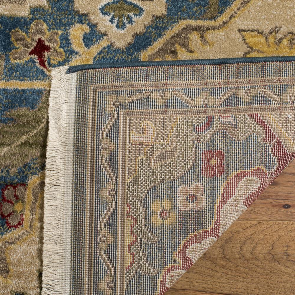 Kashan KSN304 Power Loomed Area Rug - Blue/Beige - 5'1"x7'5" - Safavieh.