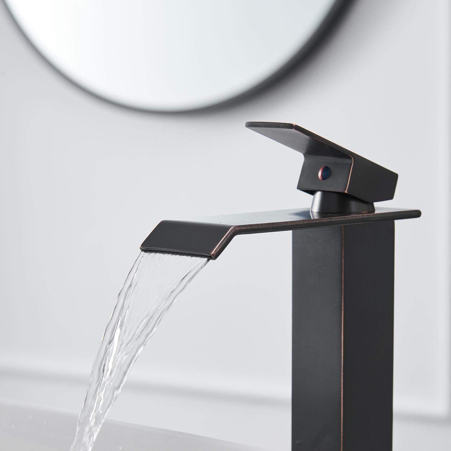 Vessel Sink Faucet Single-handle Bathroom Faucet with Drain Assembly