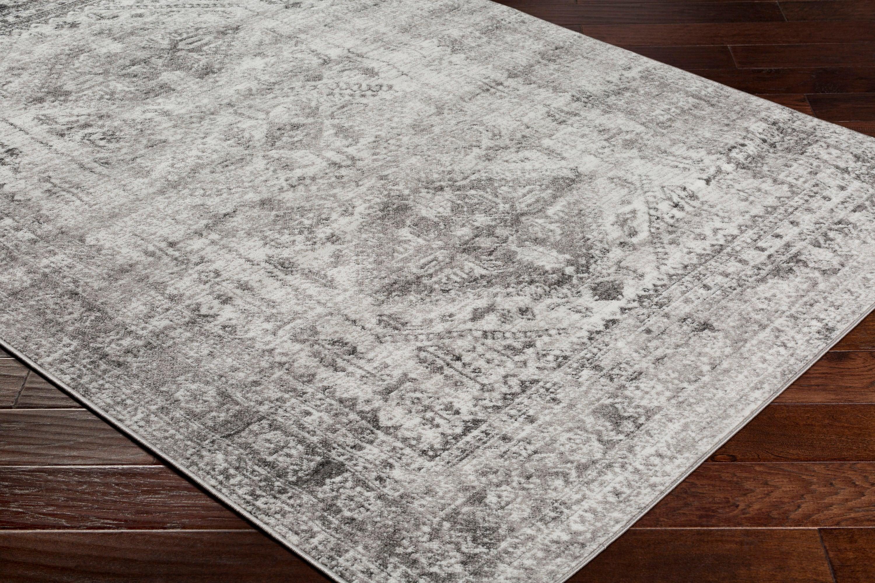 Livabliss Desta Vintage Oriental Area Rug,7'10" x 10'2",Charcoal