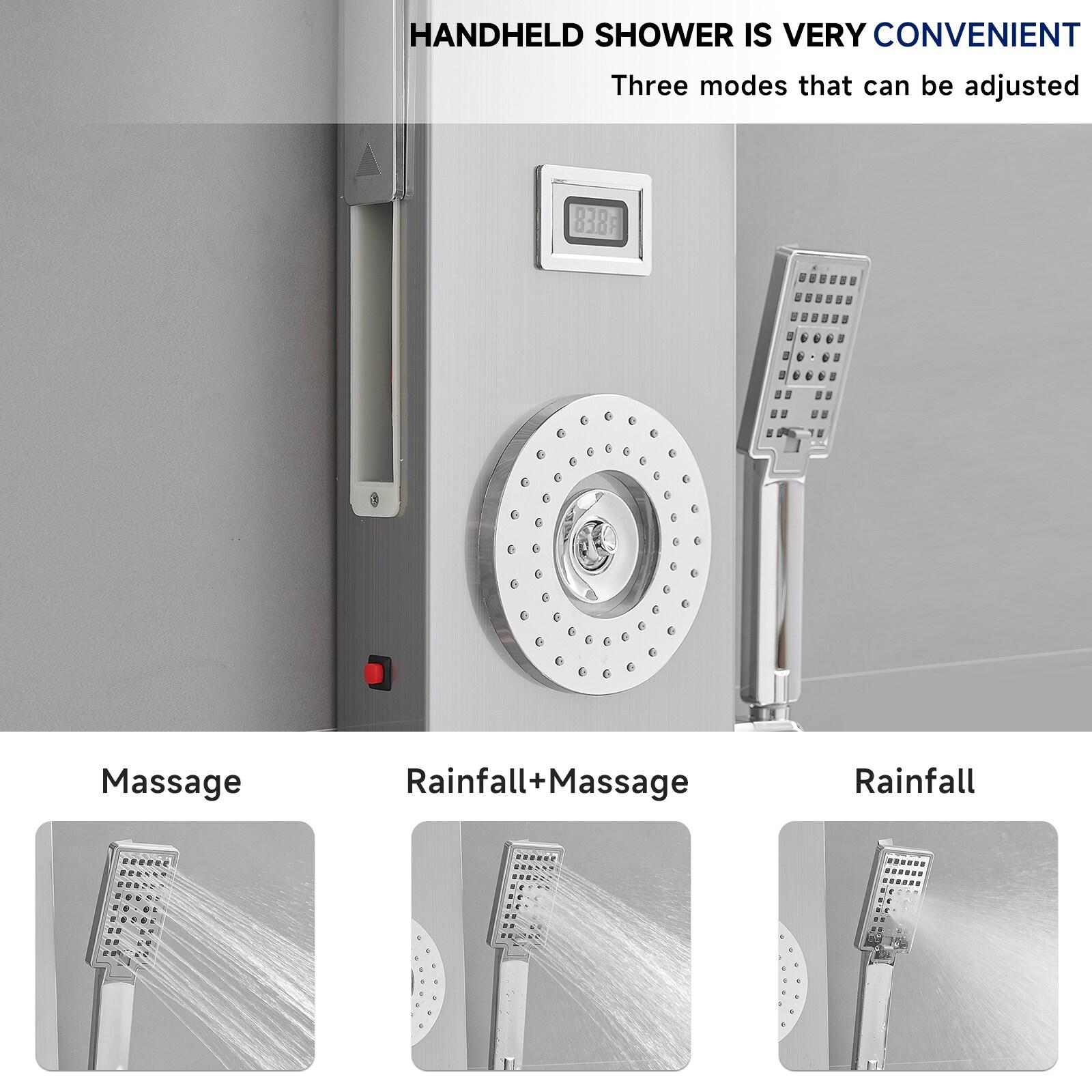 51.57'' Shower Panel with Fixed Shower Head