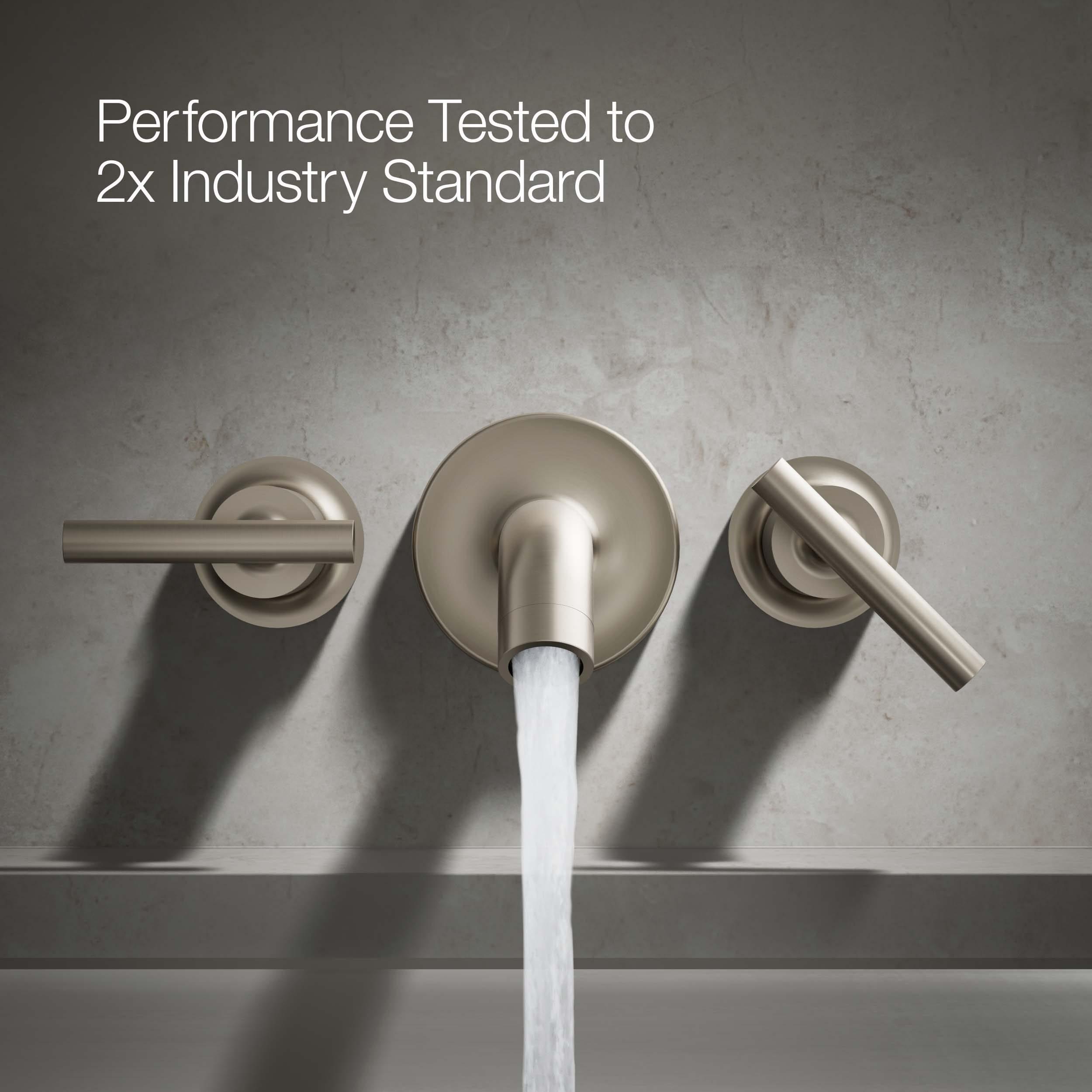 Purist® Deck- or Wall-Mount High-Flow Bath Trim with Lever Handles