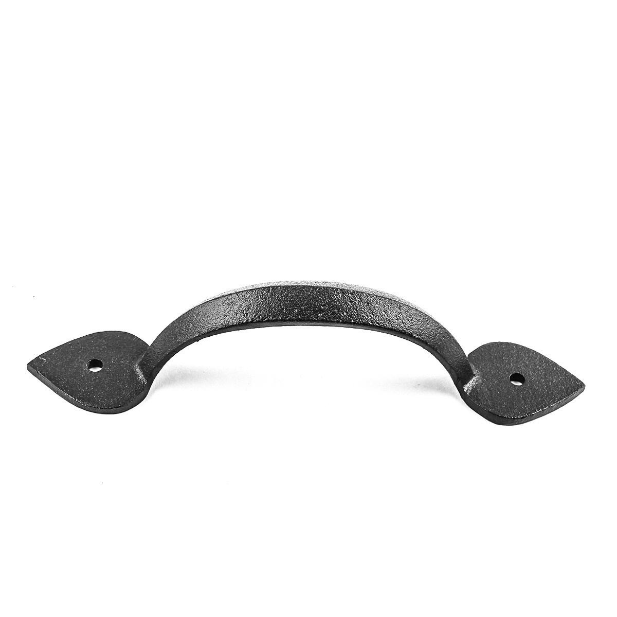 The Renovators Supply Inc. Iron Cabinet Hardware Knob Pull Square Black 1 1/4" Renovators Supply (Set of 4)