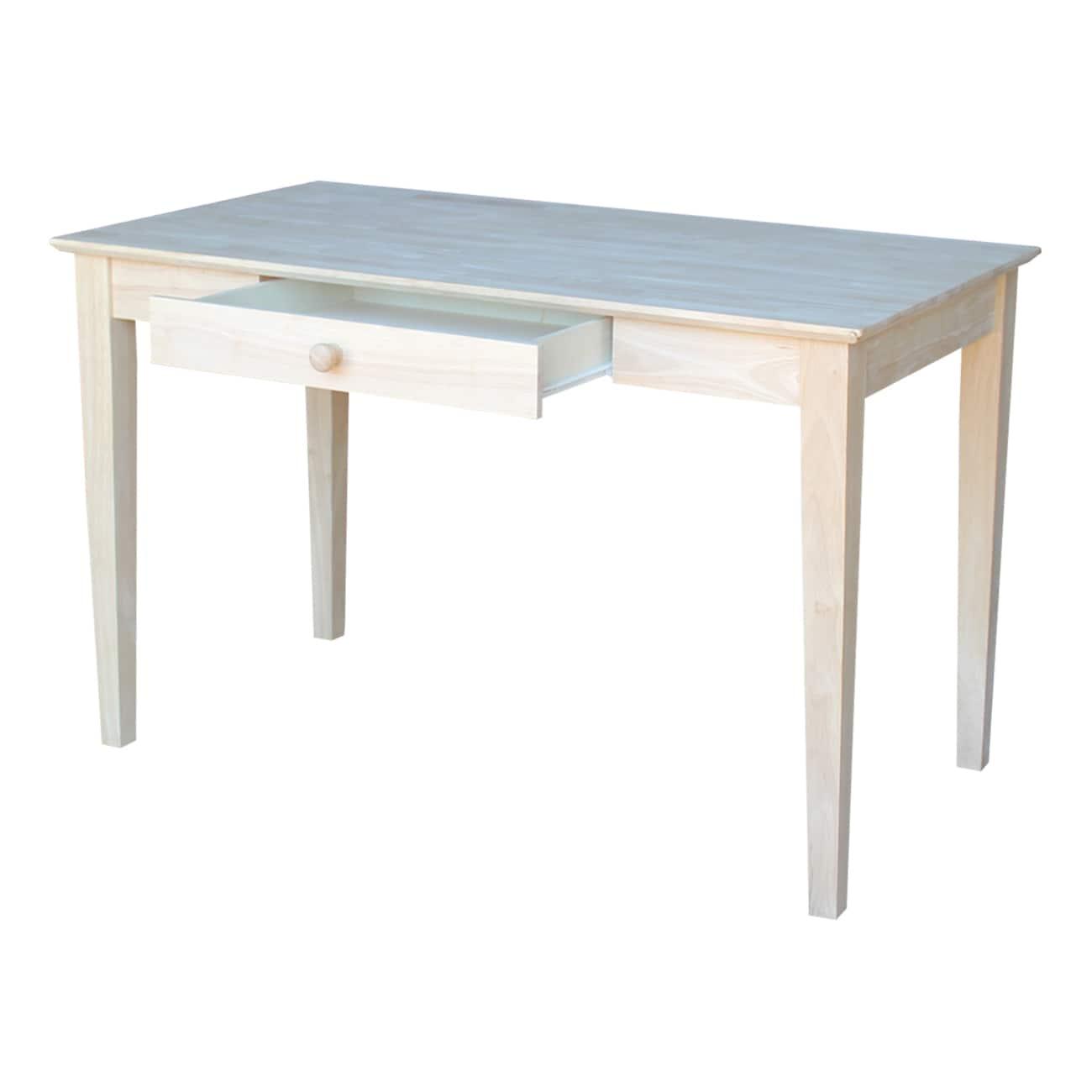 48" Writing Desk Unfinished - International Concepts