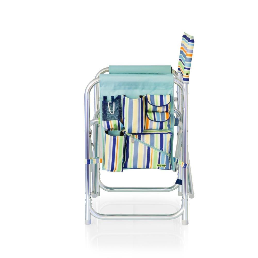 Picnic Time Sports Outdoor Portable Camp Chair with Side Table