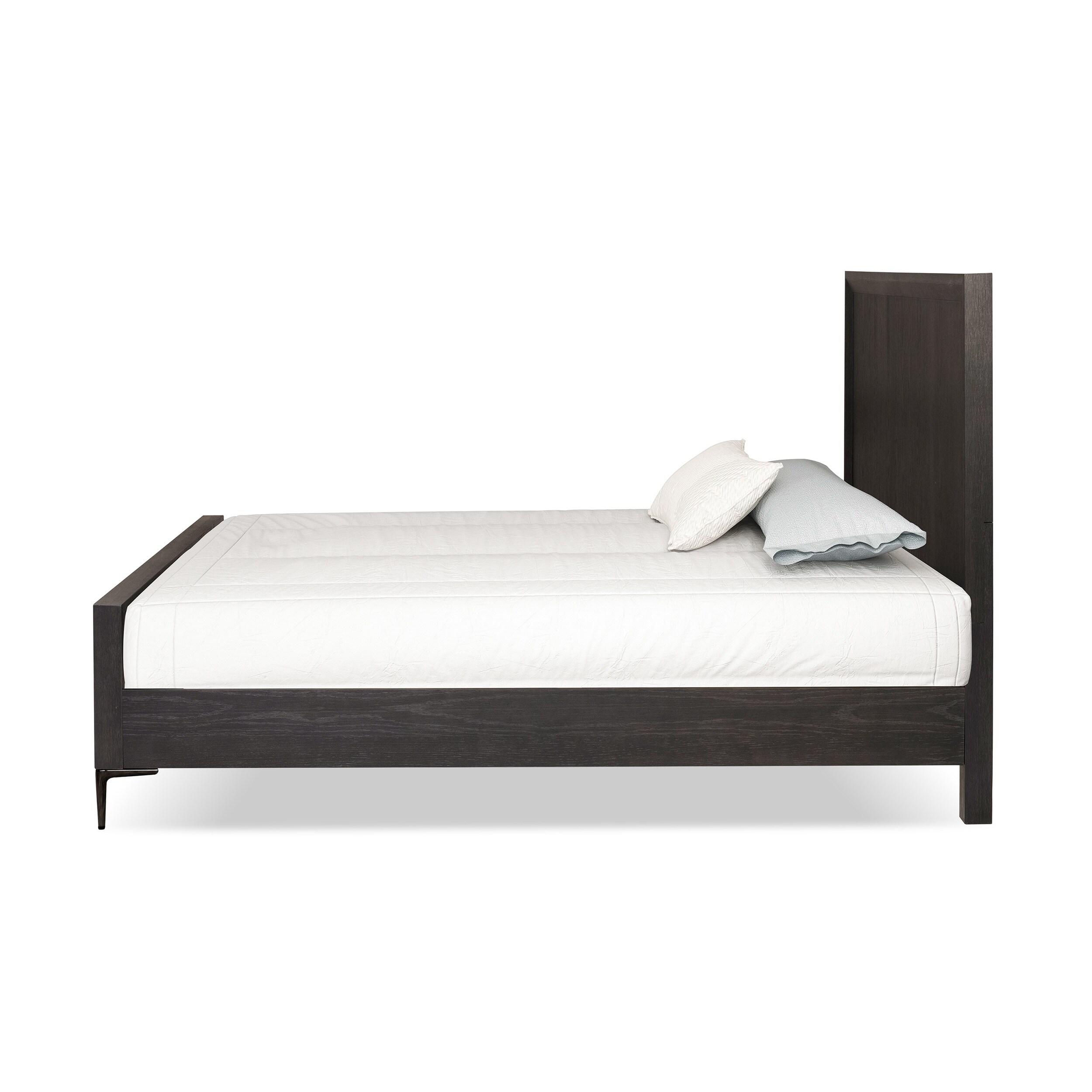 Furniture of America Brio Solid Wood Queen Panel Bed, Espresso