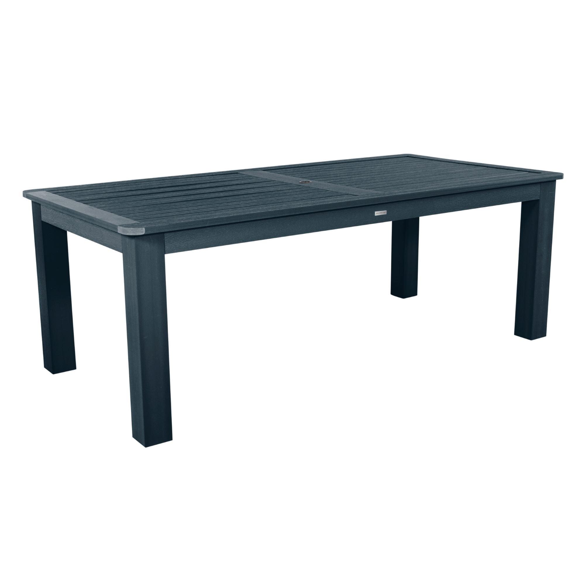 Highwood 7-pc Lehigh Dining Set - 42" x 84" Rectangle Table, Dining Height, Outdoor, Eco-friendly, Synthetic Wood