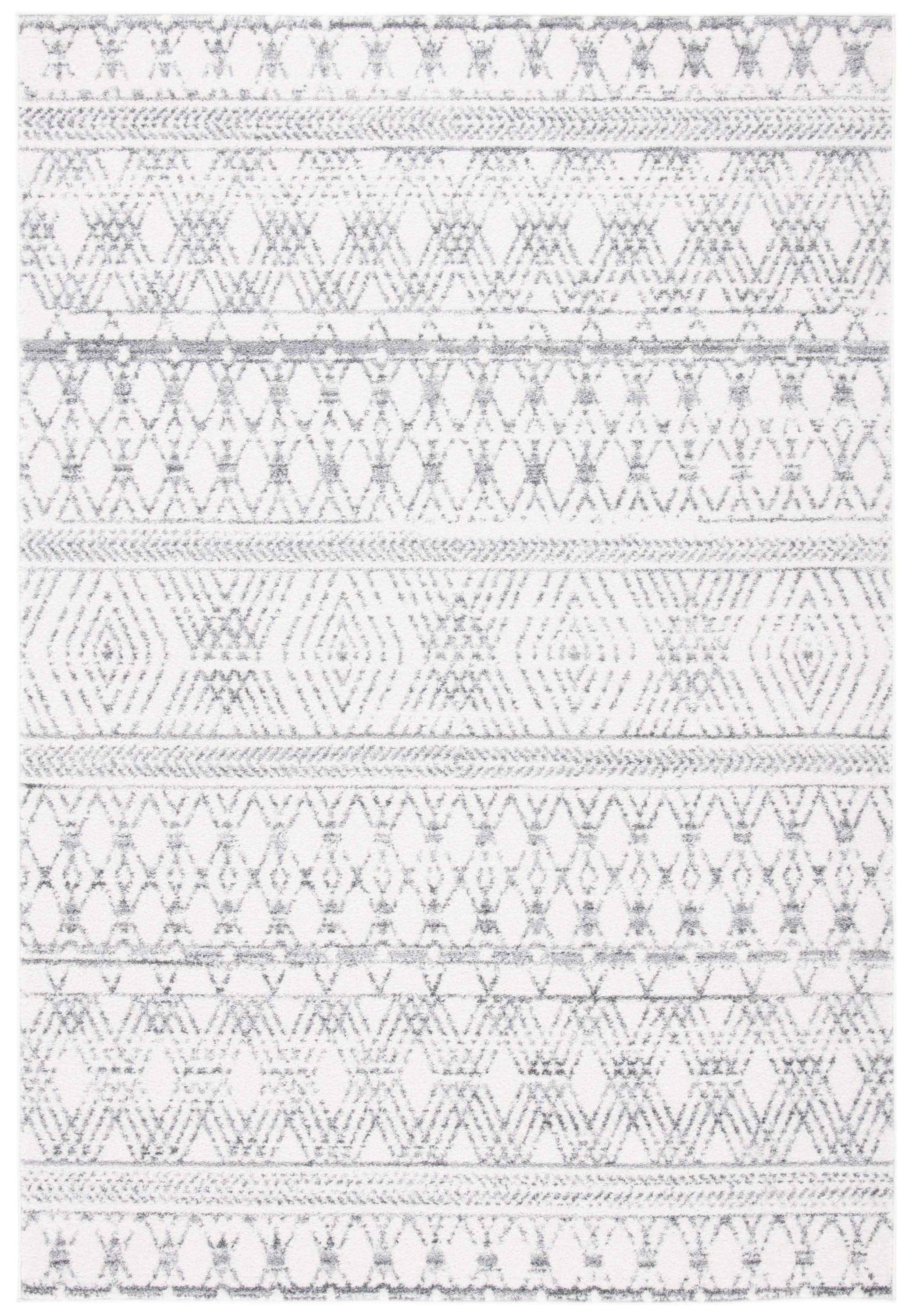Tulum TUL610 Power Loomed Area Rug - Ivory/Grey - 8'x10' - Safavieh.
