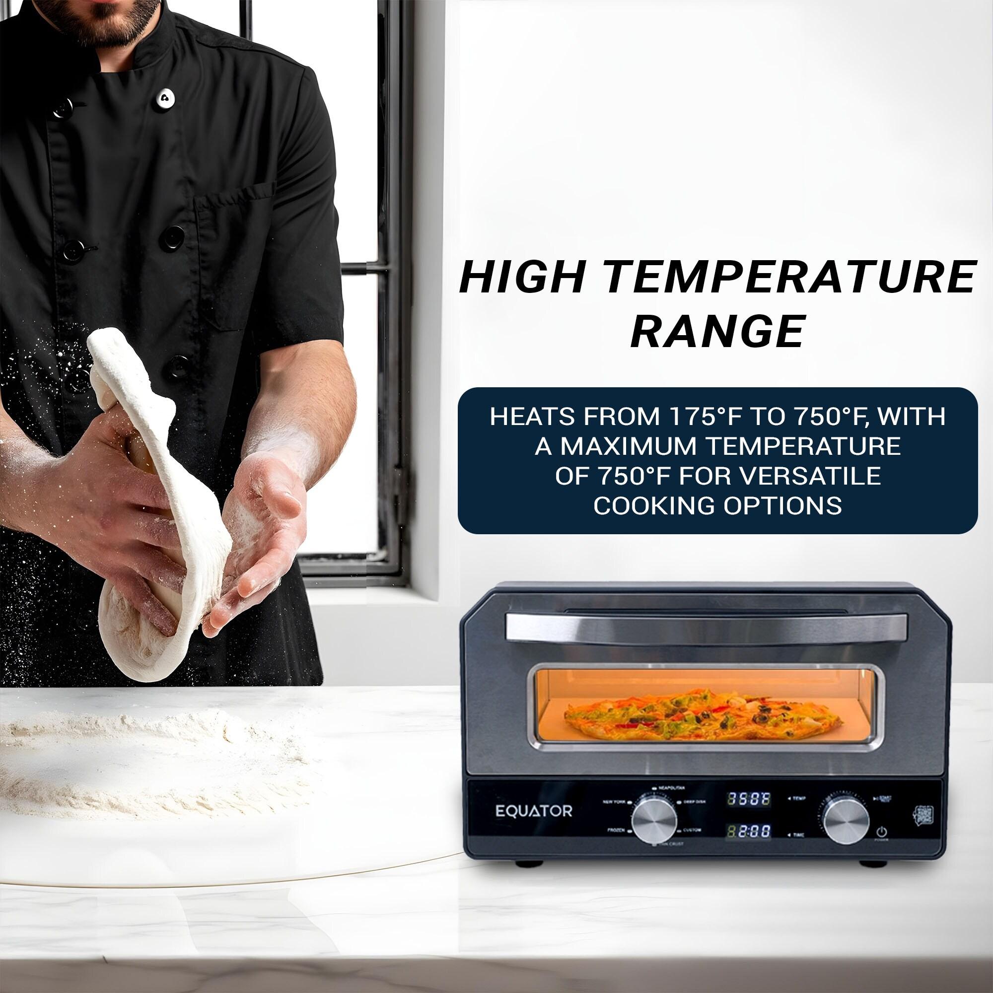 Equator Advanced Appliances Equator ELECTRIC PIZZA OVEN Multi Program w/ Baking Stone Countertop 0.5cf 110V | Wayfair