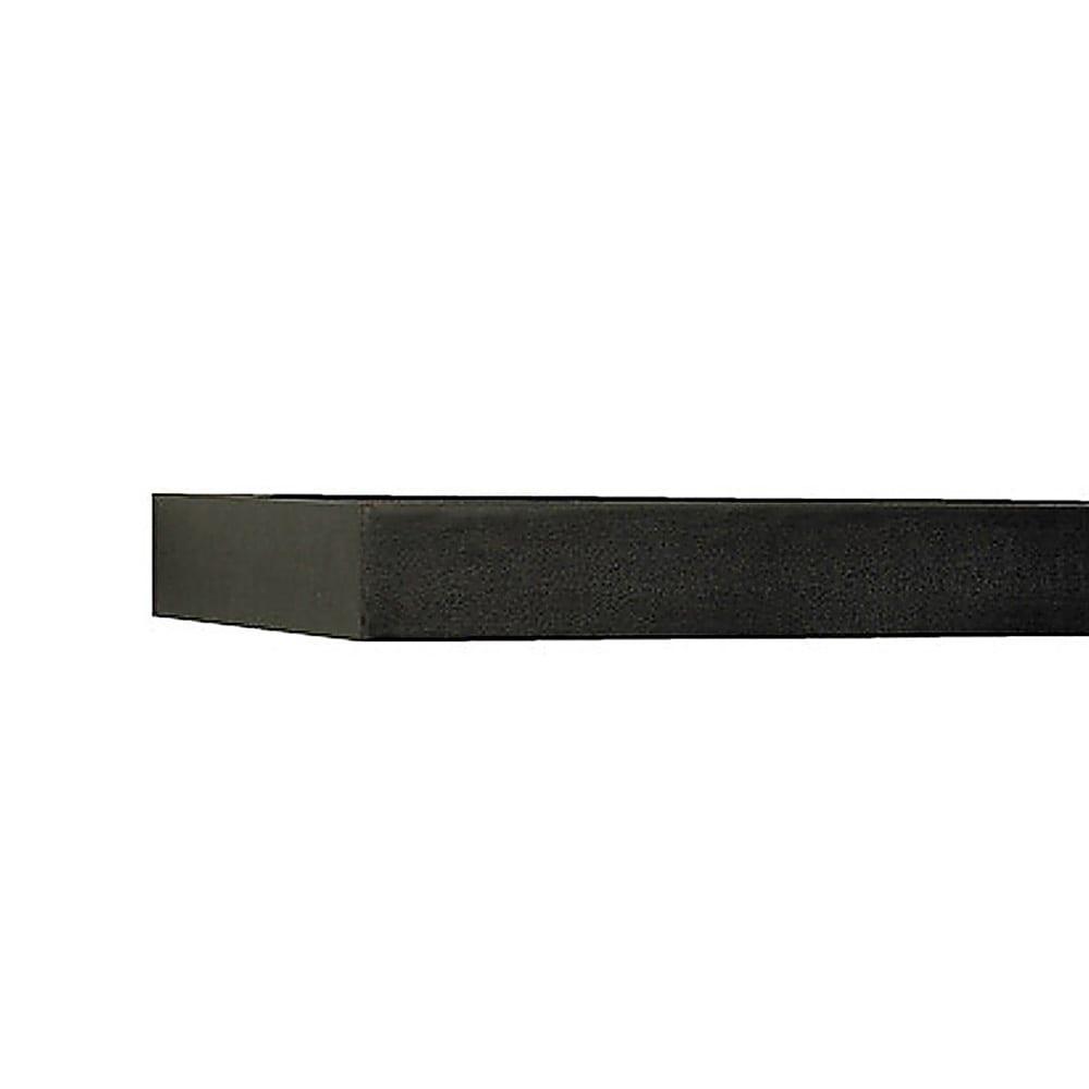 InPlace 24" Floating Shelf Wall Mounted Hidden Brackets Espresso : Modern Decor, Wood Composite, Includes Mounting Hardware