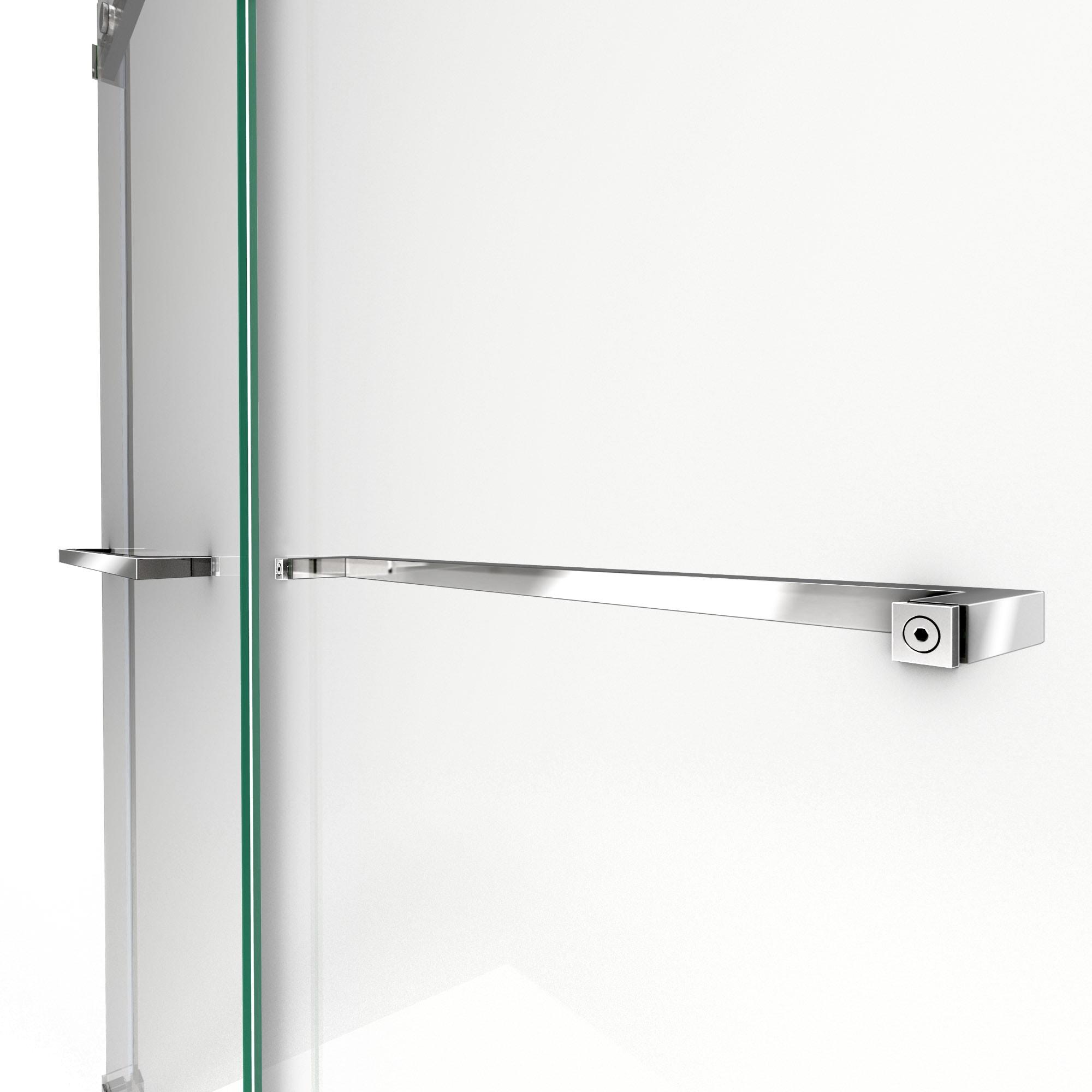 Essence-H 56" W x 76" H Semi-Frameless with ClearMax™ Technology Shower Door