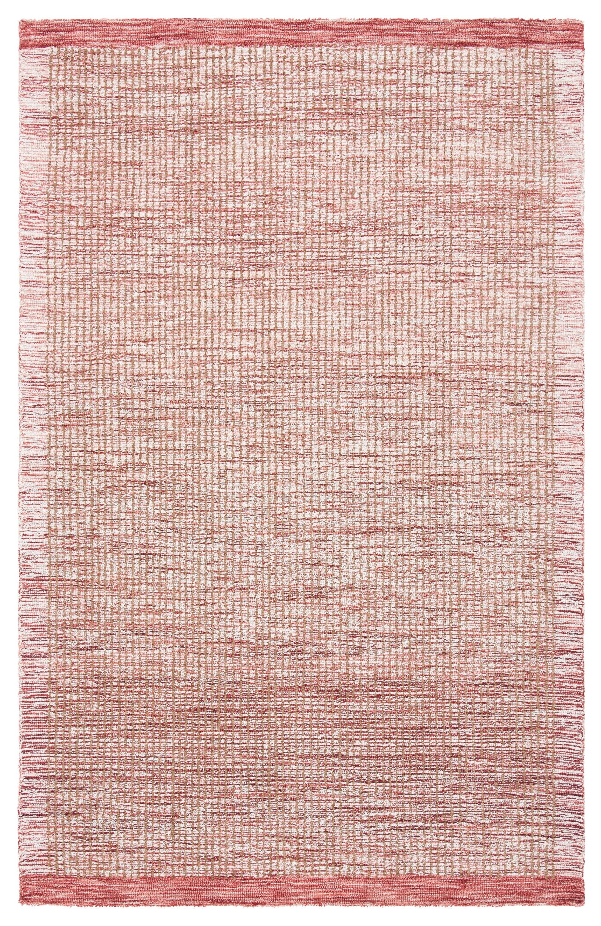 Metro MET151 Hand Tufted Indoor Area Rug - Ivory/Red - 4'x6' - Safavieh