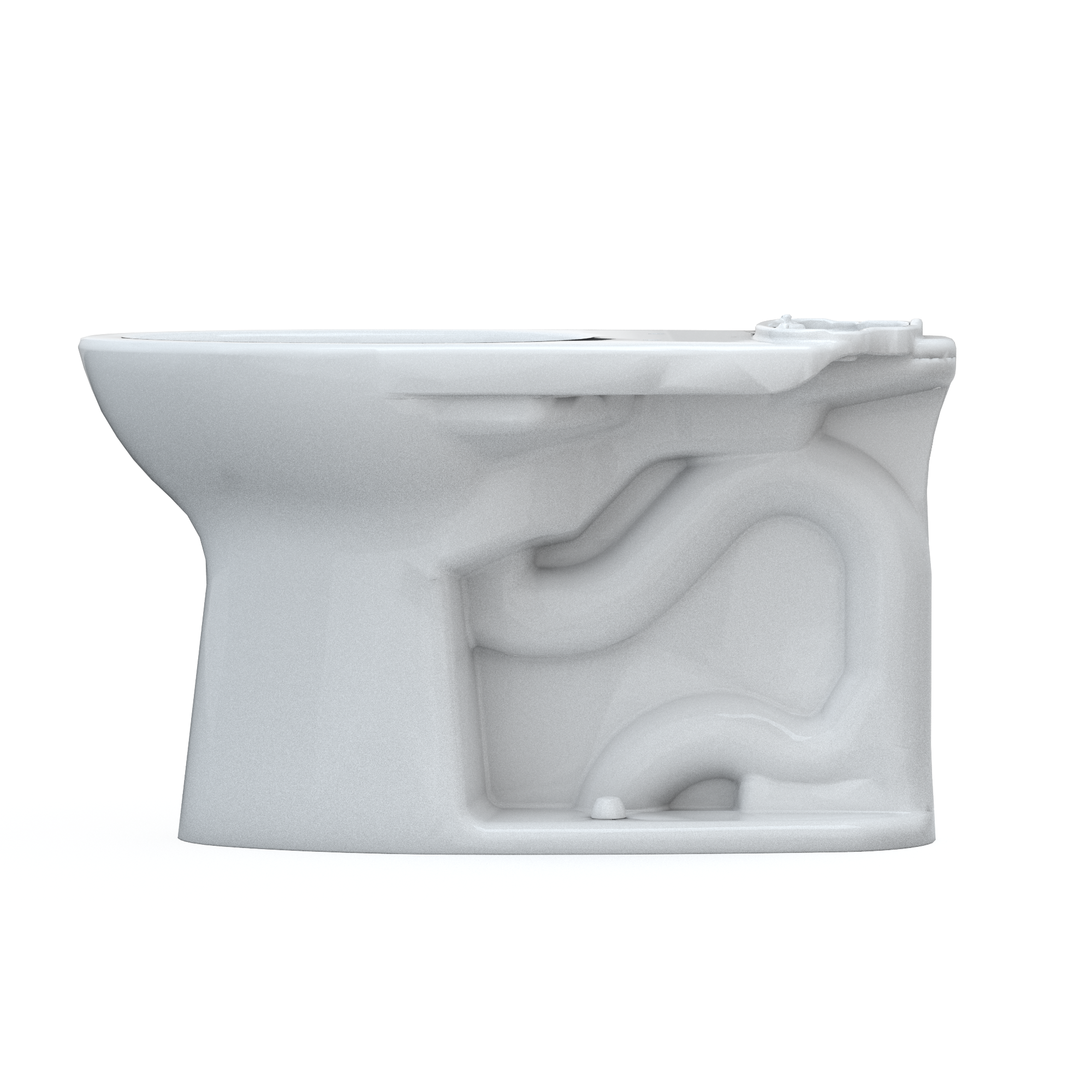 TOTO® Drake® Elongated Universal Height TORNADO FLUSH® Toilet Bowl with CEFIONTECT®, Cotton White - C776CEFG#01