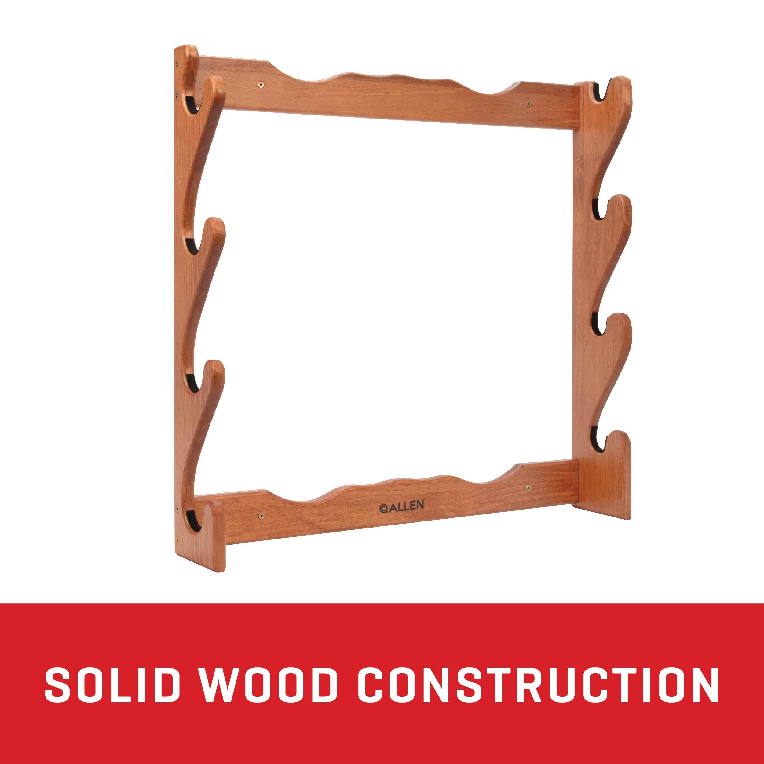 Four Gun Wooden Gun Rack