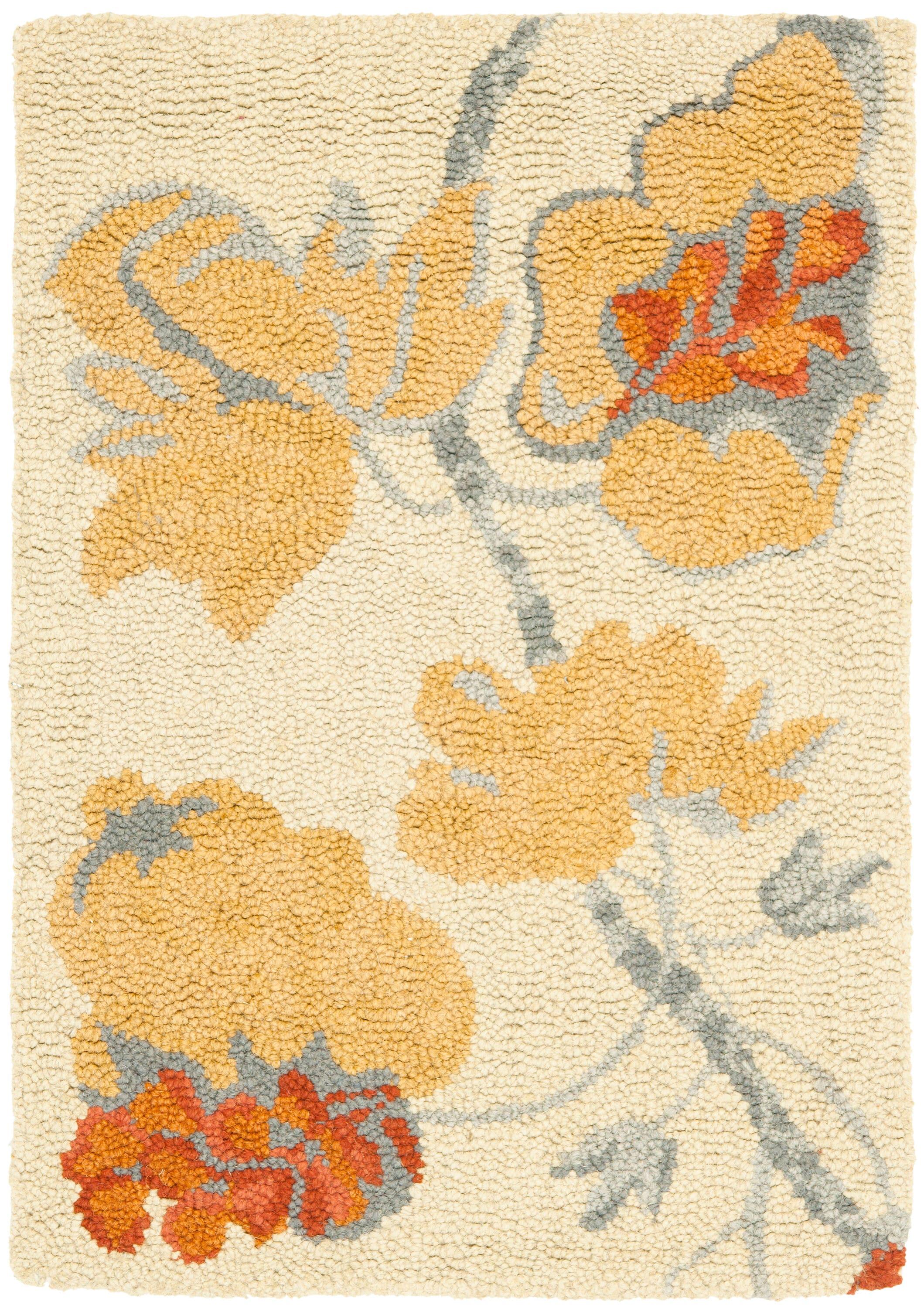 Blossom BLM922 Hand Hooked Accent Rug - Beige/Multi - 2'x3' - Safavieh.