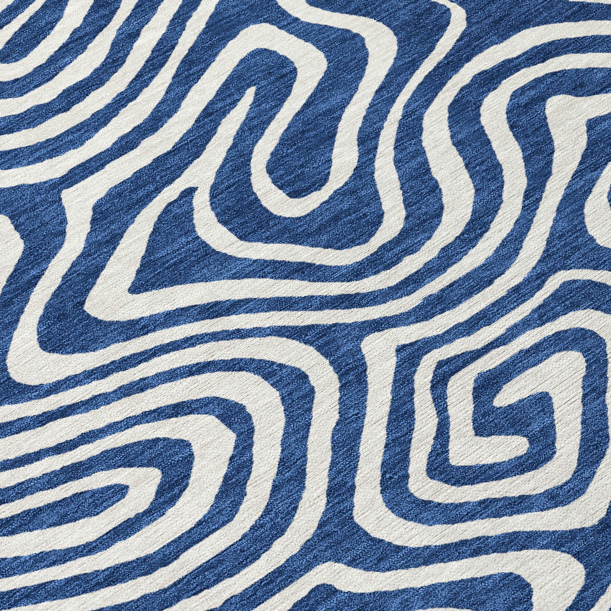 Machine Washable Indoor/Outdoor Chayden ACN1020 Gold 1'8" x 2'6" Rug