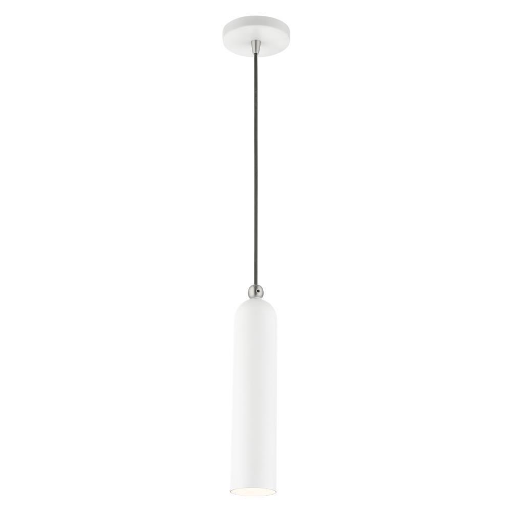 Livex Lighting Ardmore 1 - Light Pendant in  White