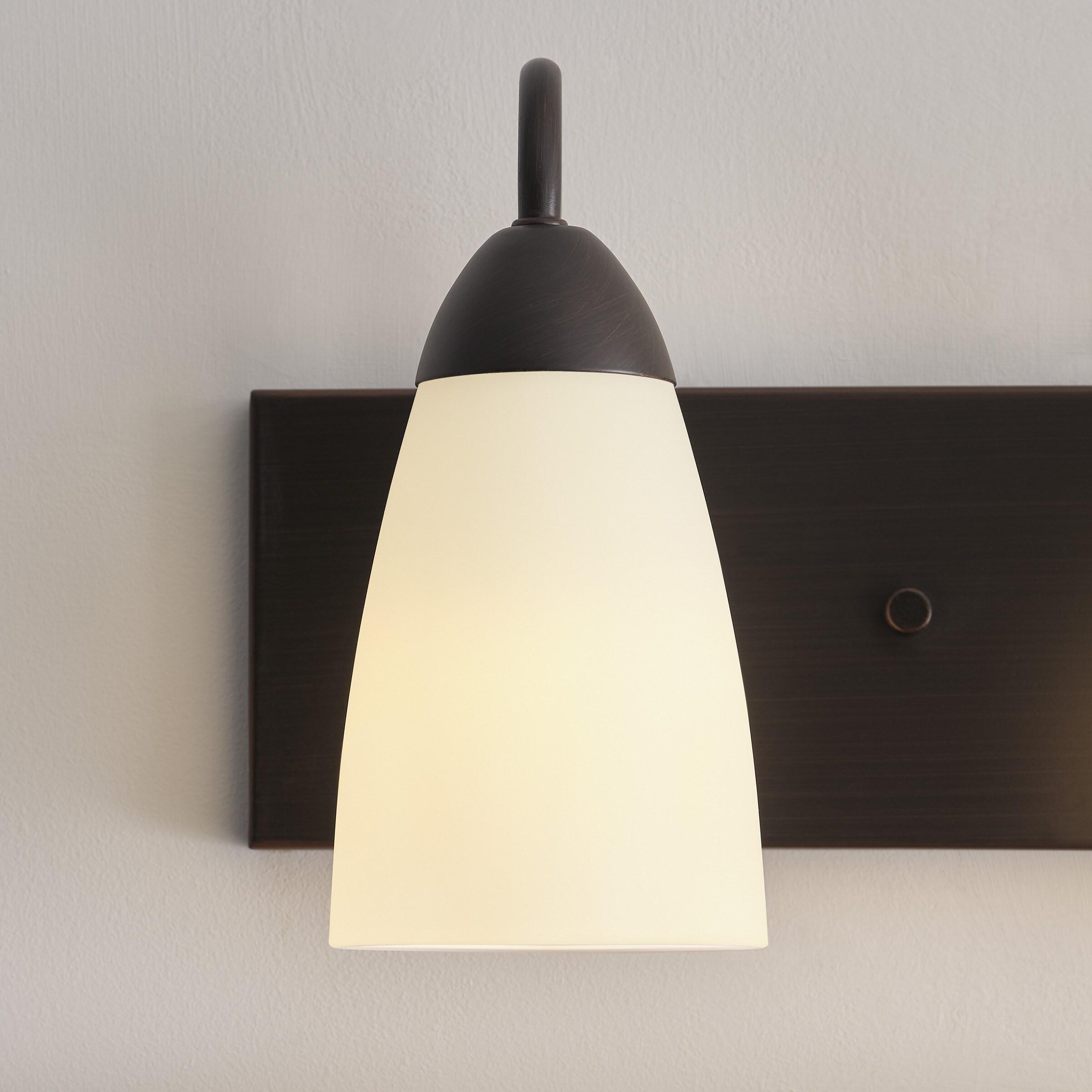 Generation Lighting 4420203-710 Seville Three - Light Wall/Bath Vanity Style Fixture, Bronze