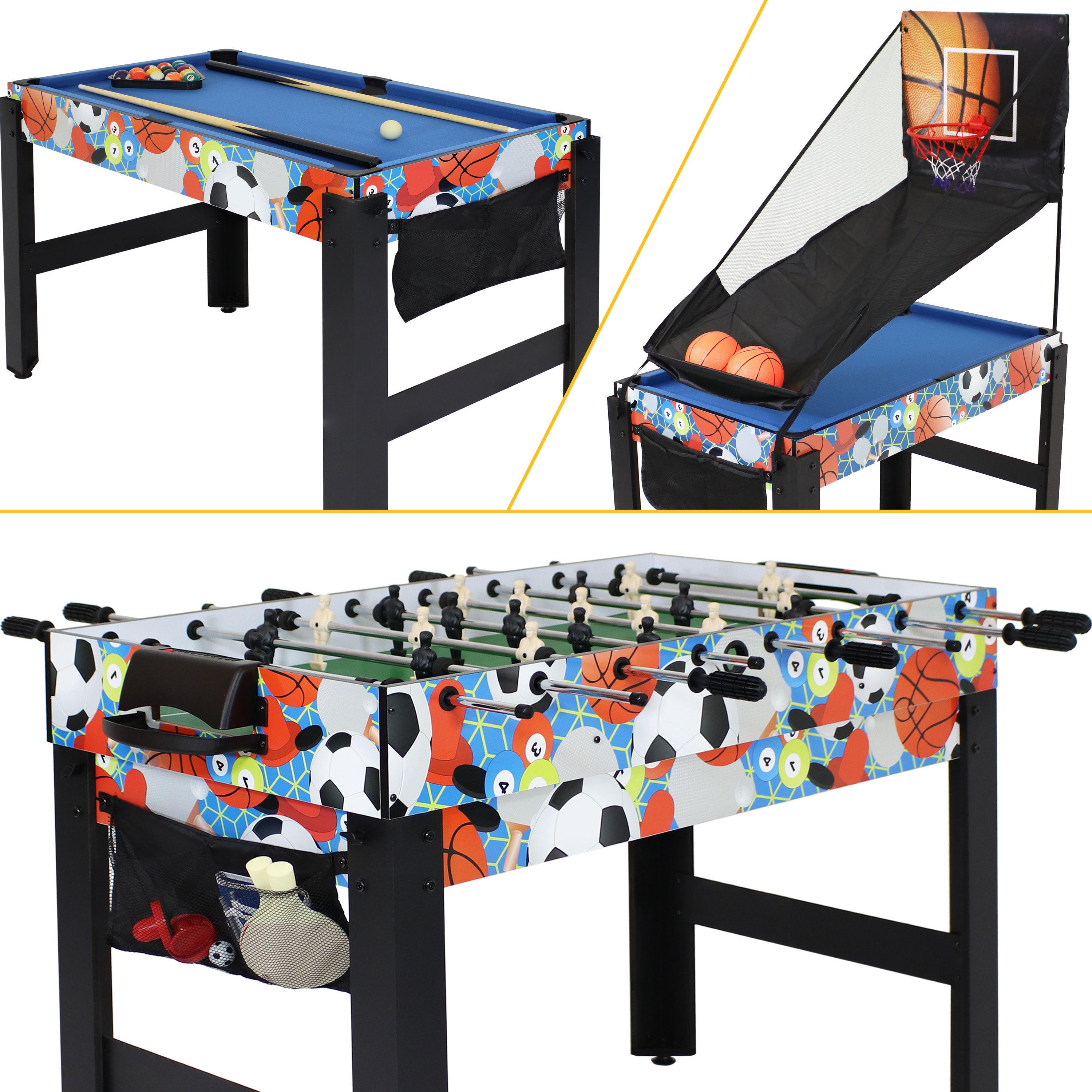 23.75'' L 5 Game Multi Game Table