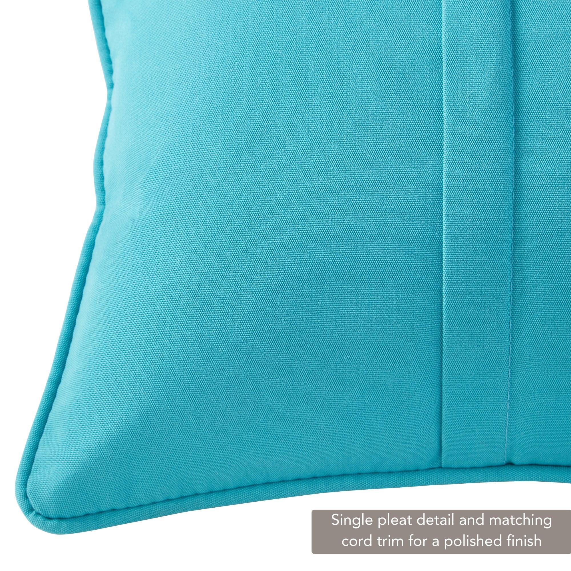 Aruba Sunbrella Fabric Outdoor Rectangle Throw Pillow (2-Pack)