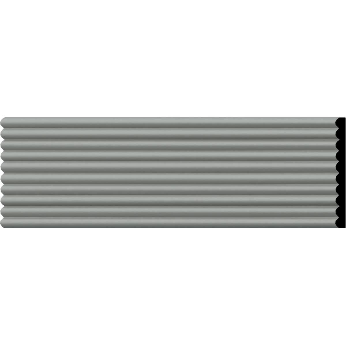 Ekena Millwork 4"H x 3/8"P x 94 1/2"L Fluted Panel Moulding
