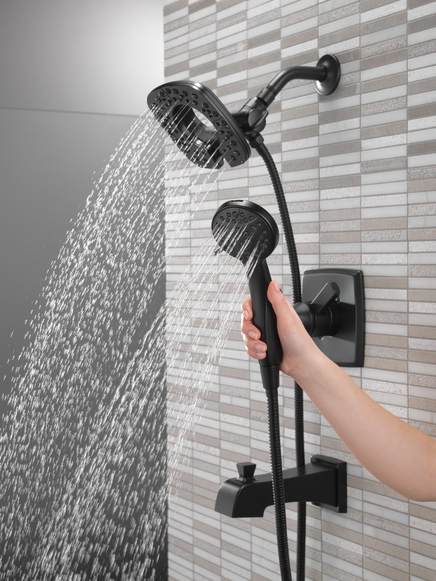 Delta Ashlyn 17 Series Dual-Function Tub Shower Faucet Set, In2ition Shower Handle Trim Kit T17464-BL-I