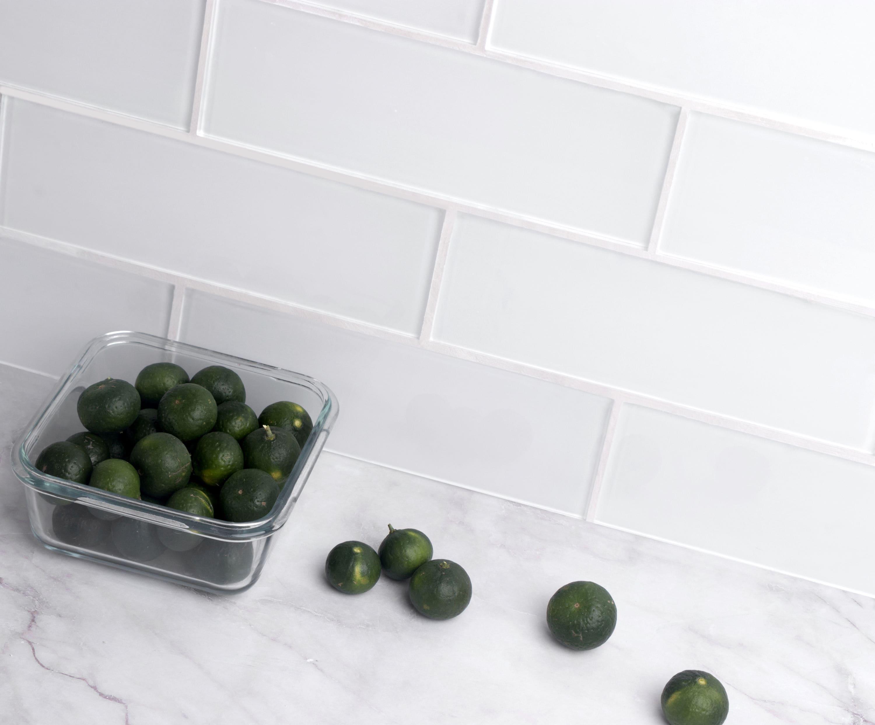 Premium 4" x 12" Glass Subway Tile