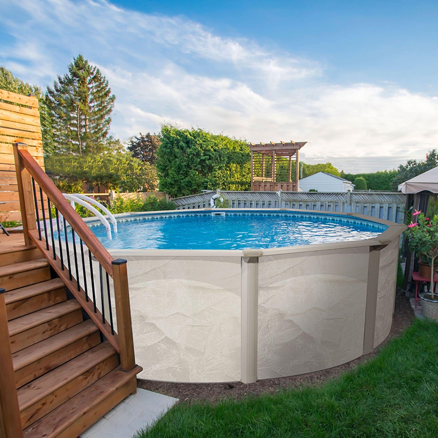 Aquarian Phoenix 18' x 52" Steel Frame DIY Family Above Ground Pool Kit