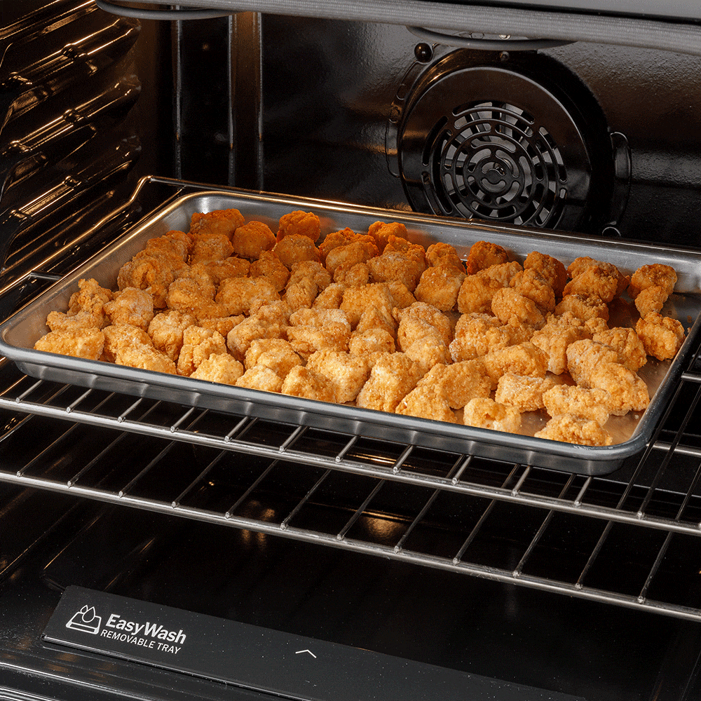 GE 30" Slide-In Front-Control Convection Gas Range with No Preheat Air Fry GGS600AVDS