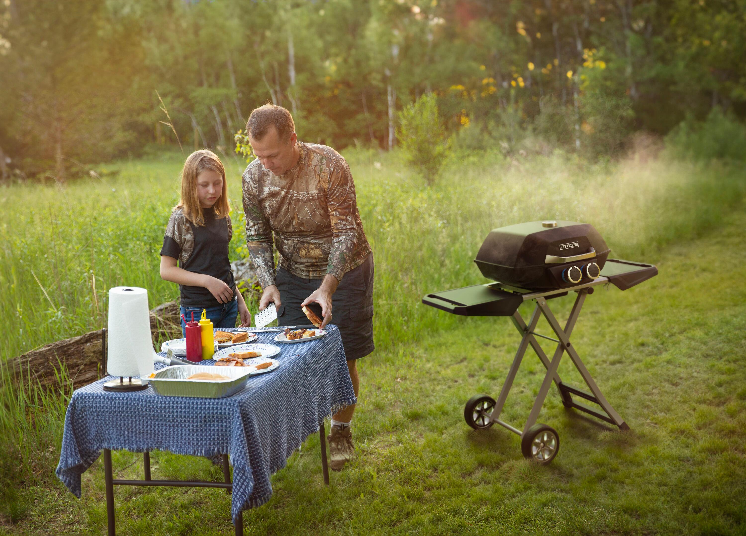 Pit Boss 2 - Burner Portable Liquid Propane 13500 BTU Gas Grill